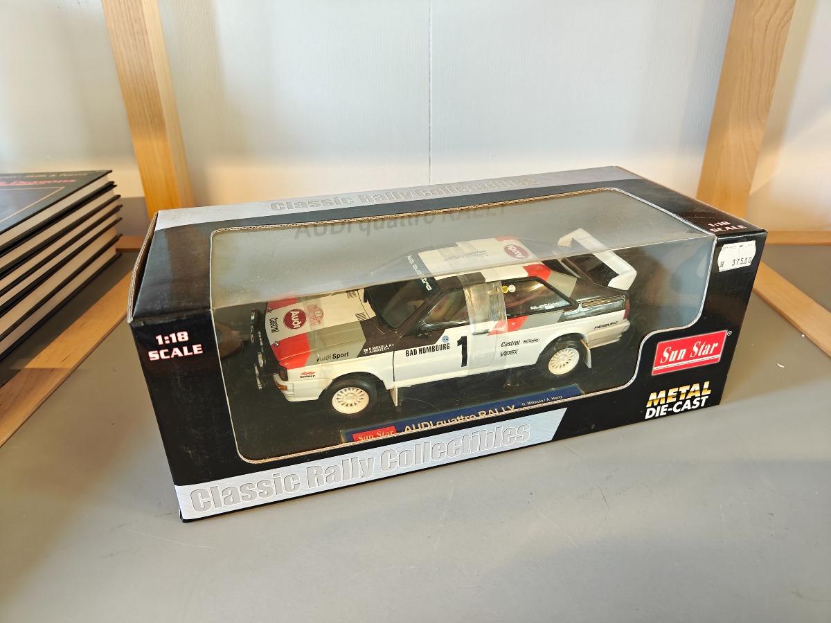 Sun Star model af Audi Quattro 1982 1:18