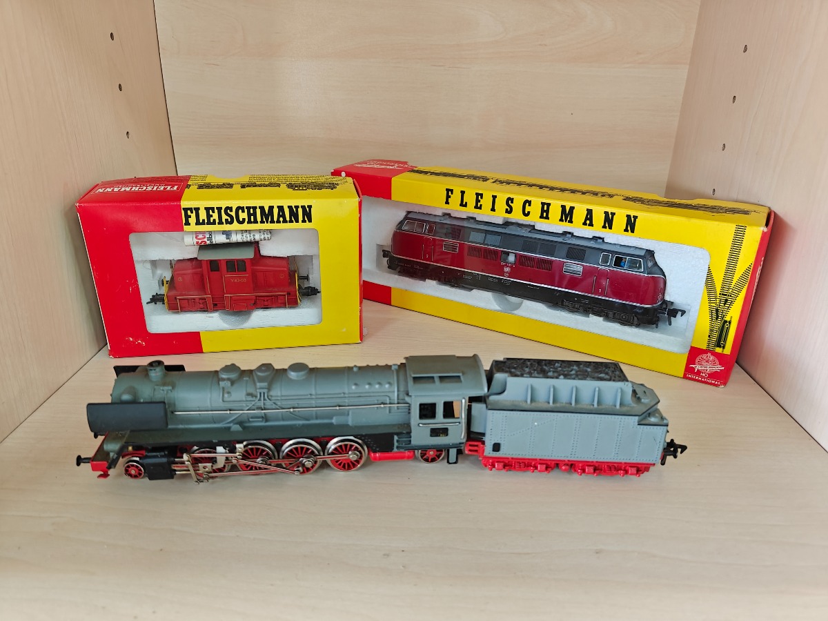Fleischmann H0 4235, 4203 og 41-1364 Spor H0