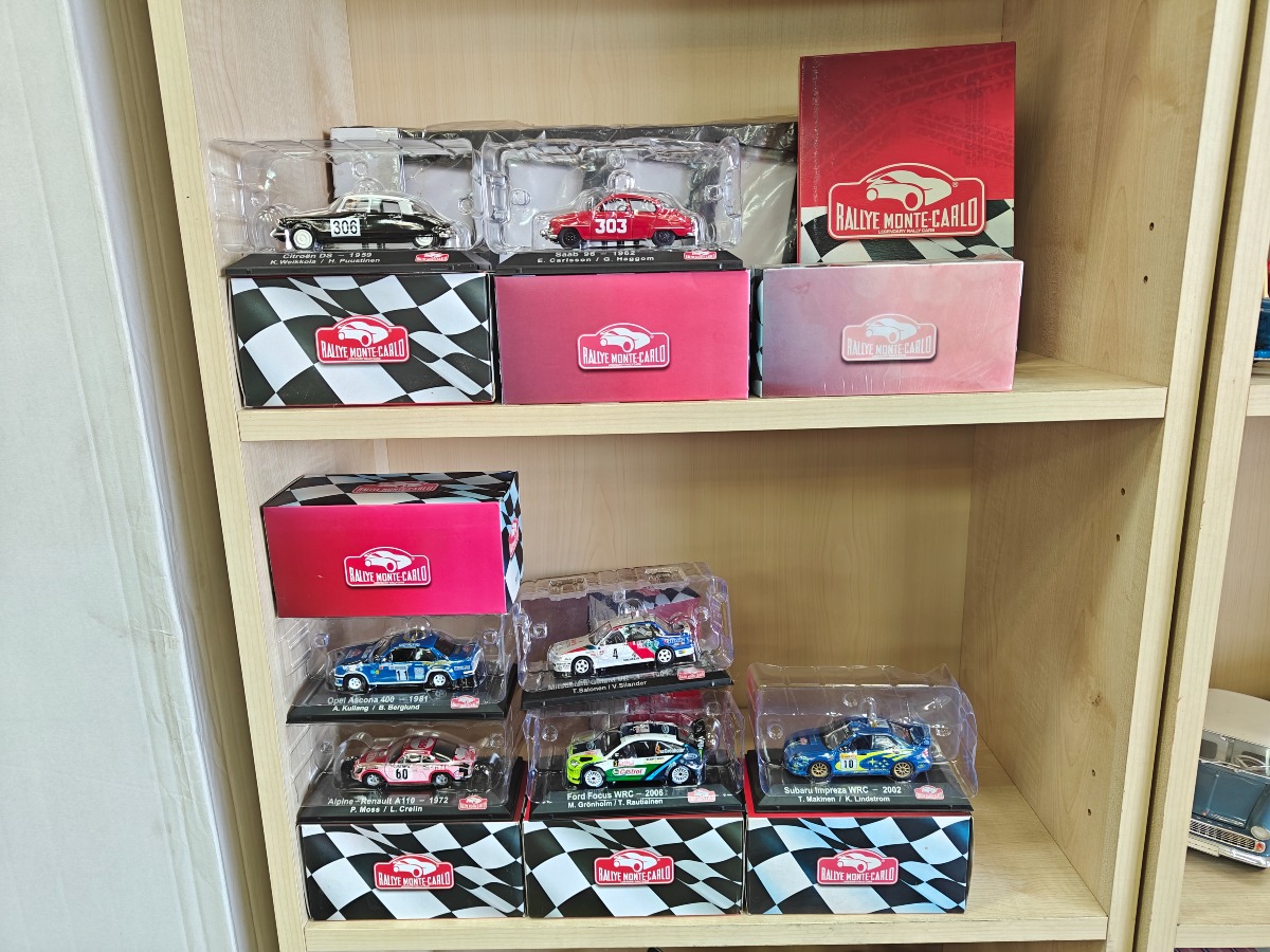 Editions Atlas Collection Rally Monte-Carlo bilmodeller