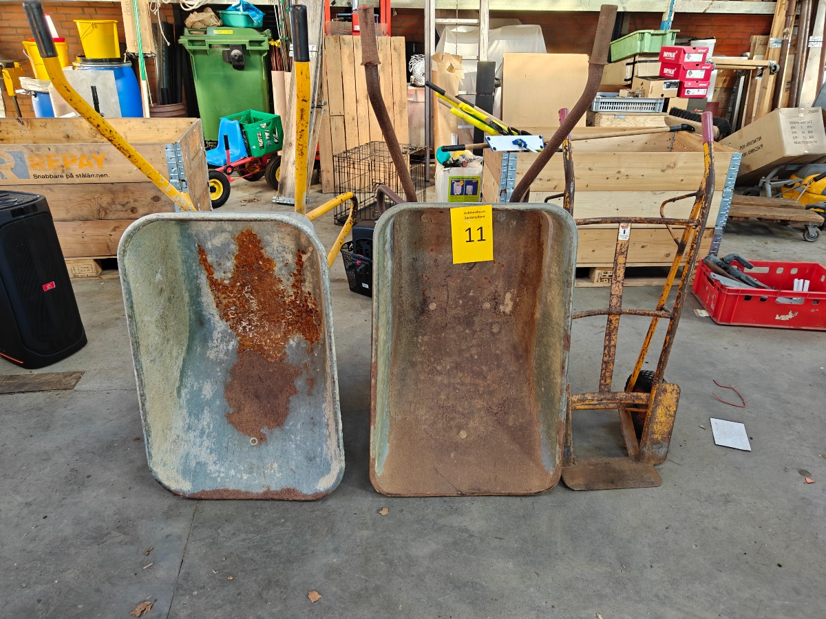 Trillebører og sækkevogn