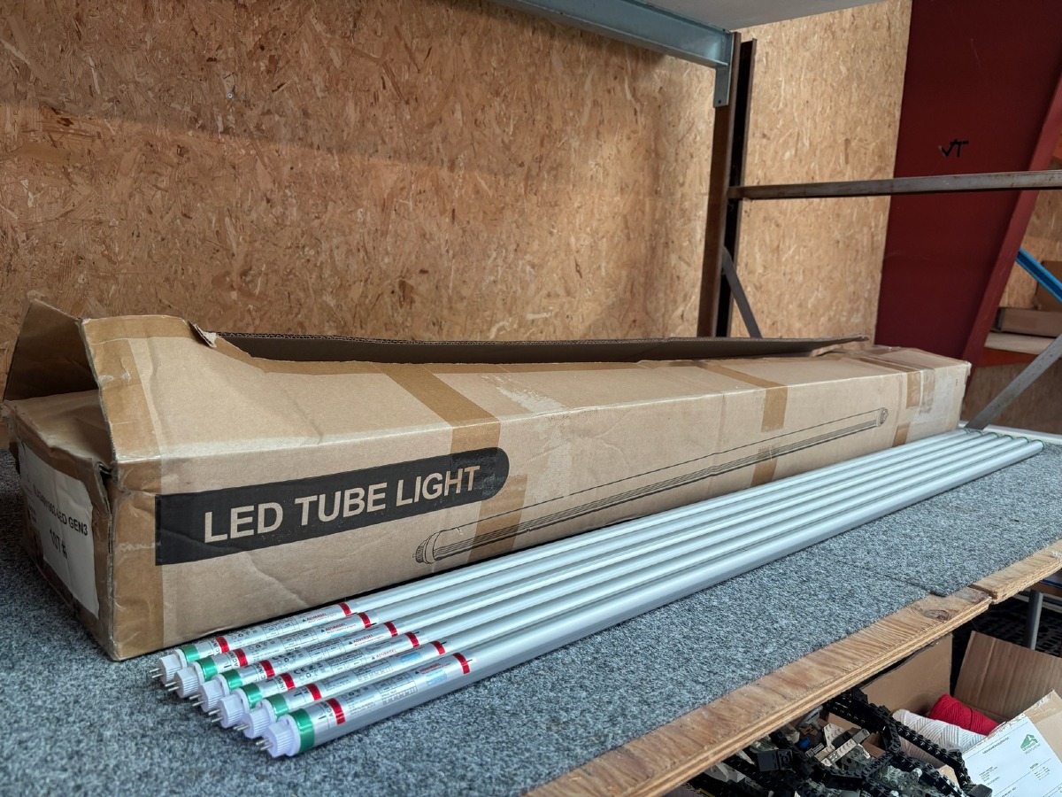 50 stk. T5 - 150cm LED rør (Ubrugt)