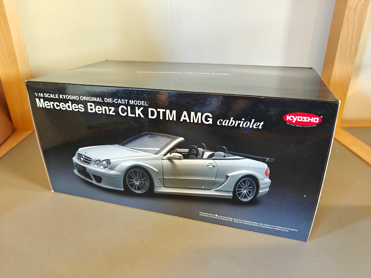 Kyosho model af Mercedes Benz CLK DTM AMG Cab. 1:18