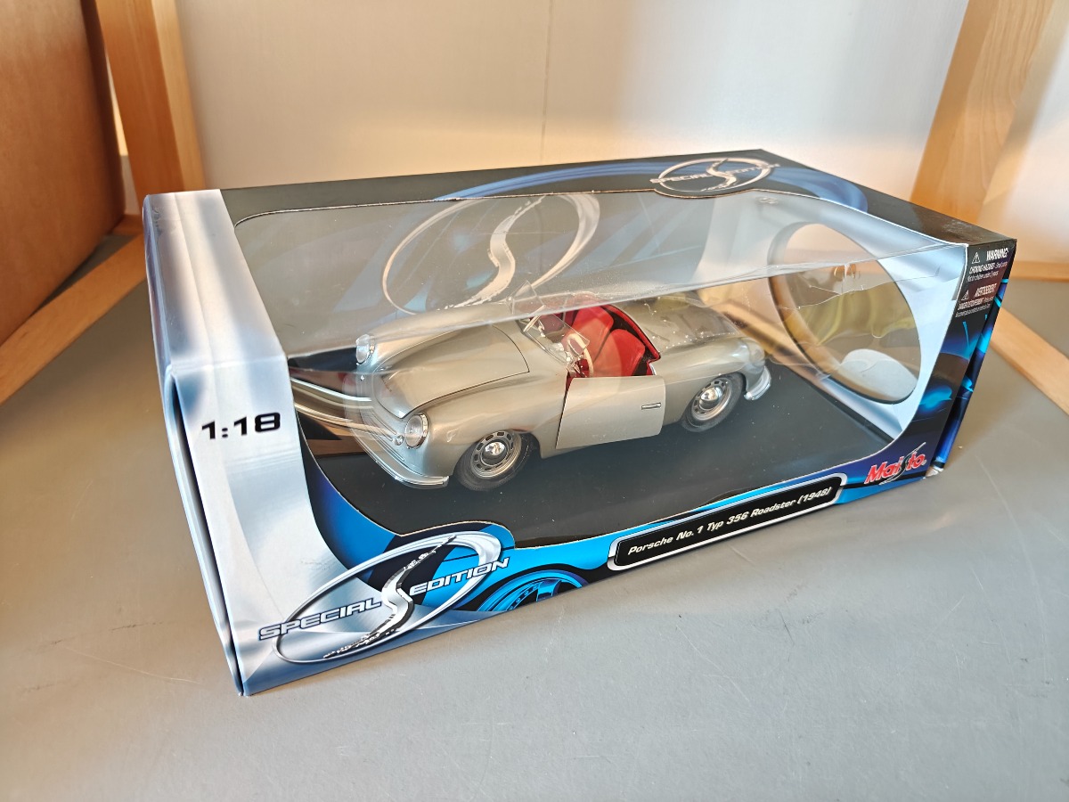 Maisto model af Porsche 356 Roadster 1948 1:18