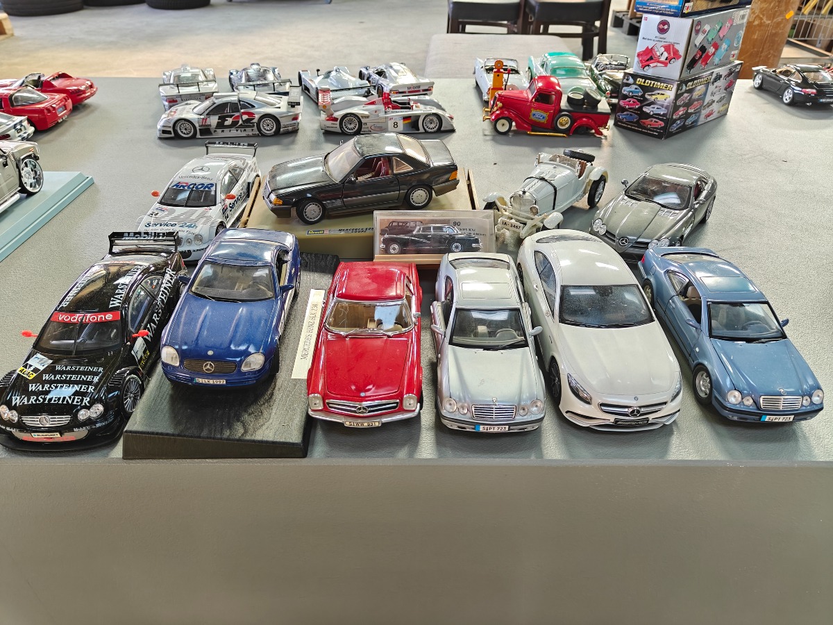 Mercedes modeller mest 1:18