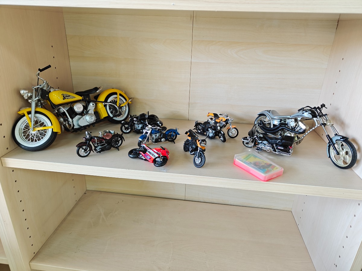 Samling af motorcykelmodeller