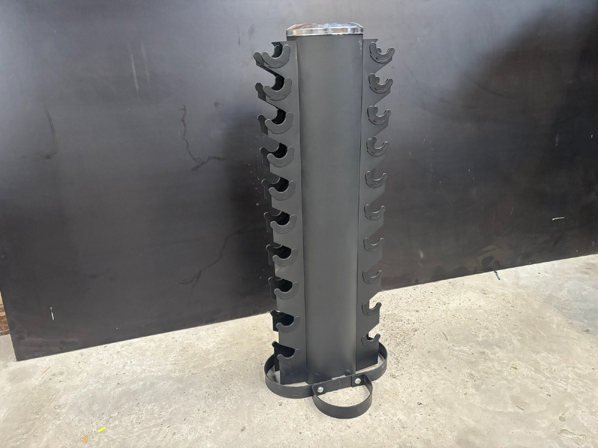 Håndvægtstativ op til 10 par håndvægte (Ubrugt og usamlet)