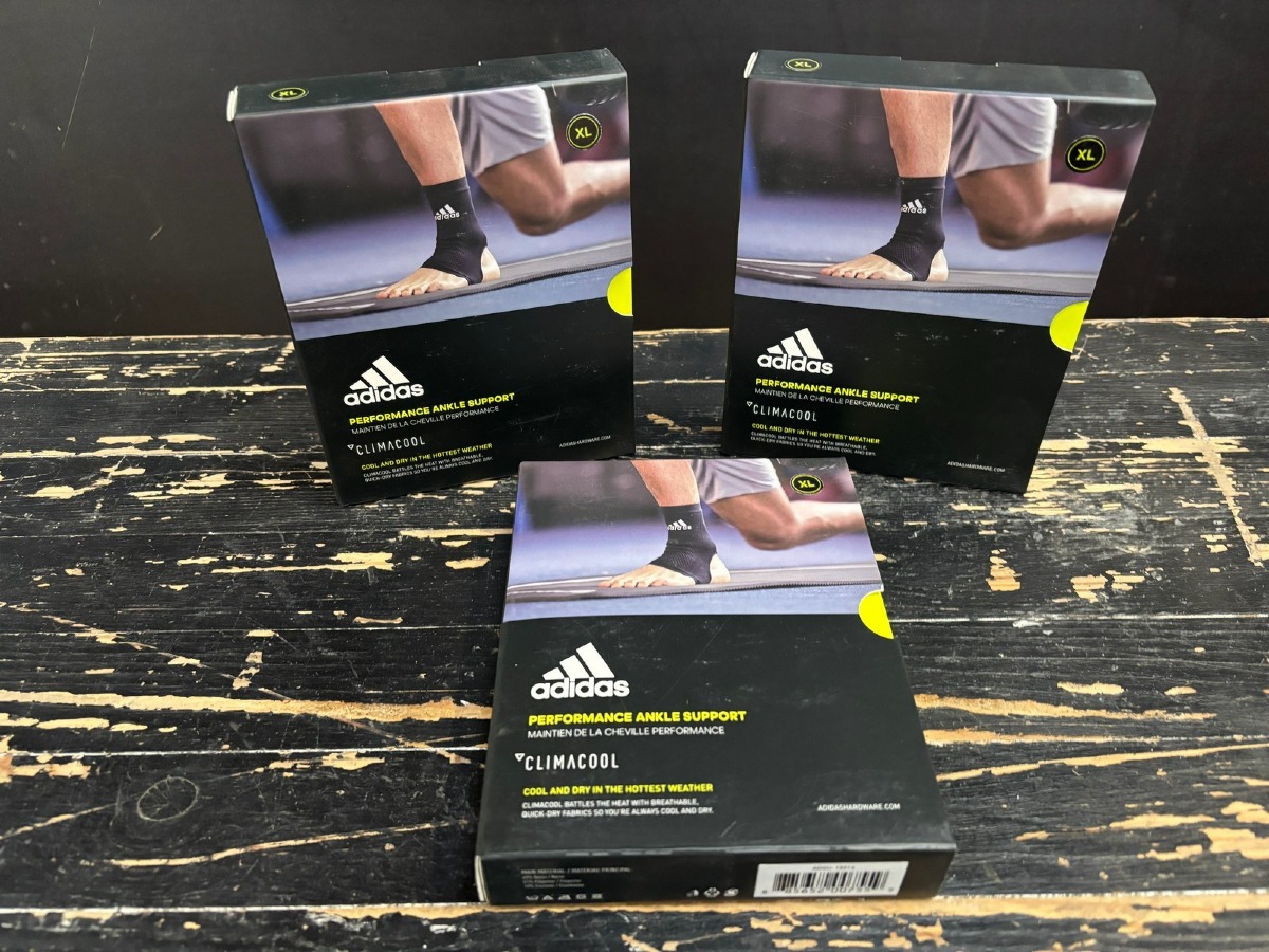3 stk. Adidas Performance Ankle support, Size XL (Ubrugt)