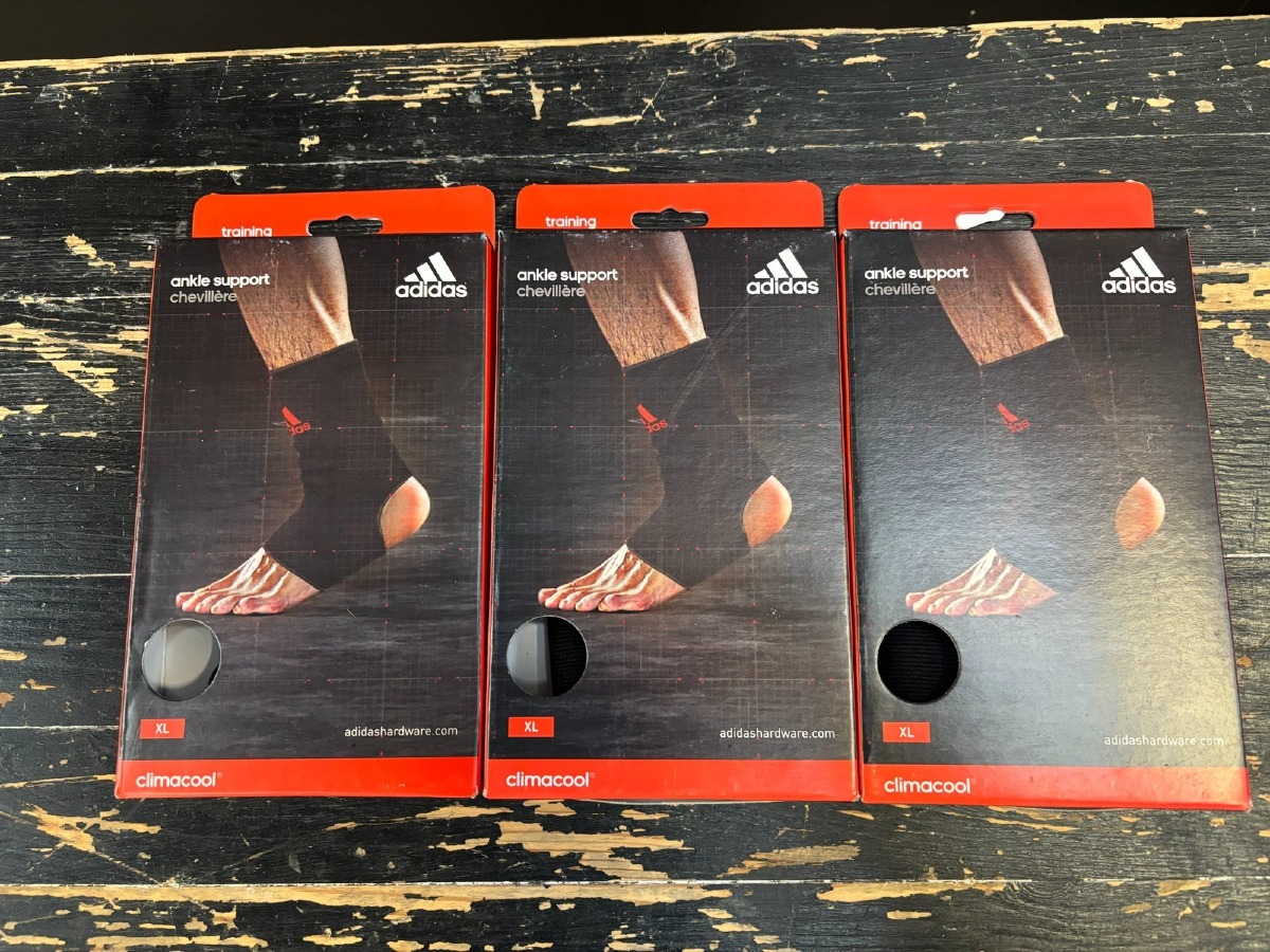 3 stk. Adidas climacool ankle support, Size XL (Ubrugt)