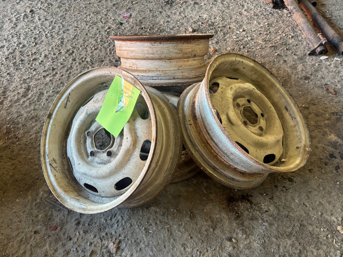 4 volvo stålfælge, 5,5 x 15 