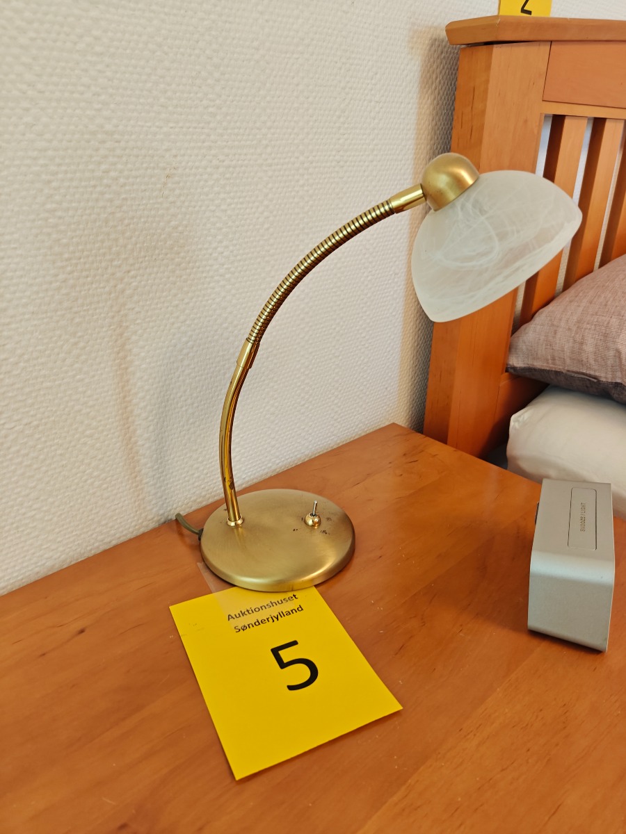 Messing lamper på fod (2)