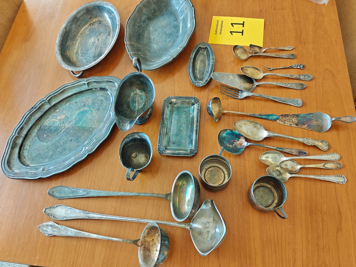 Sølvplet varer (25)