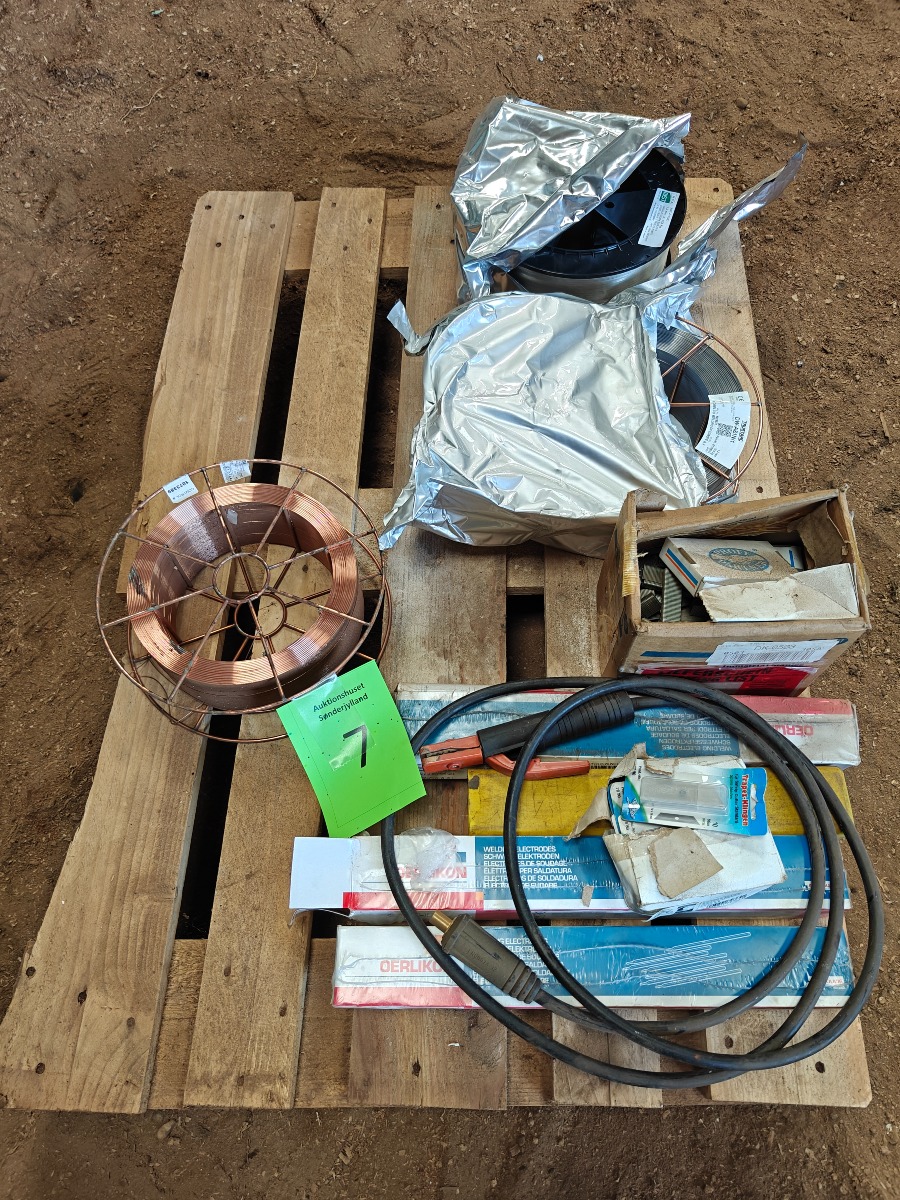 Parti svejs elektroder & svejsetråd 