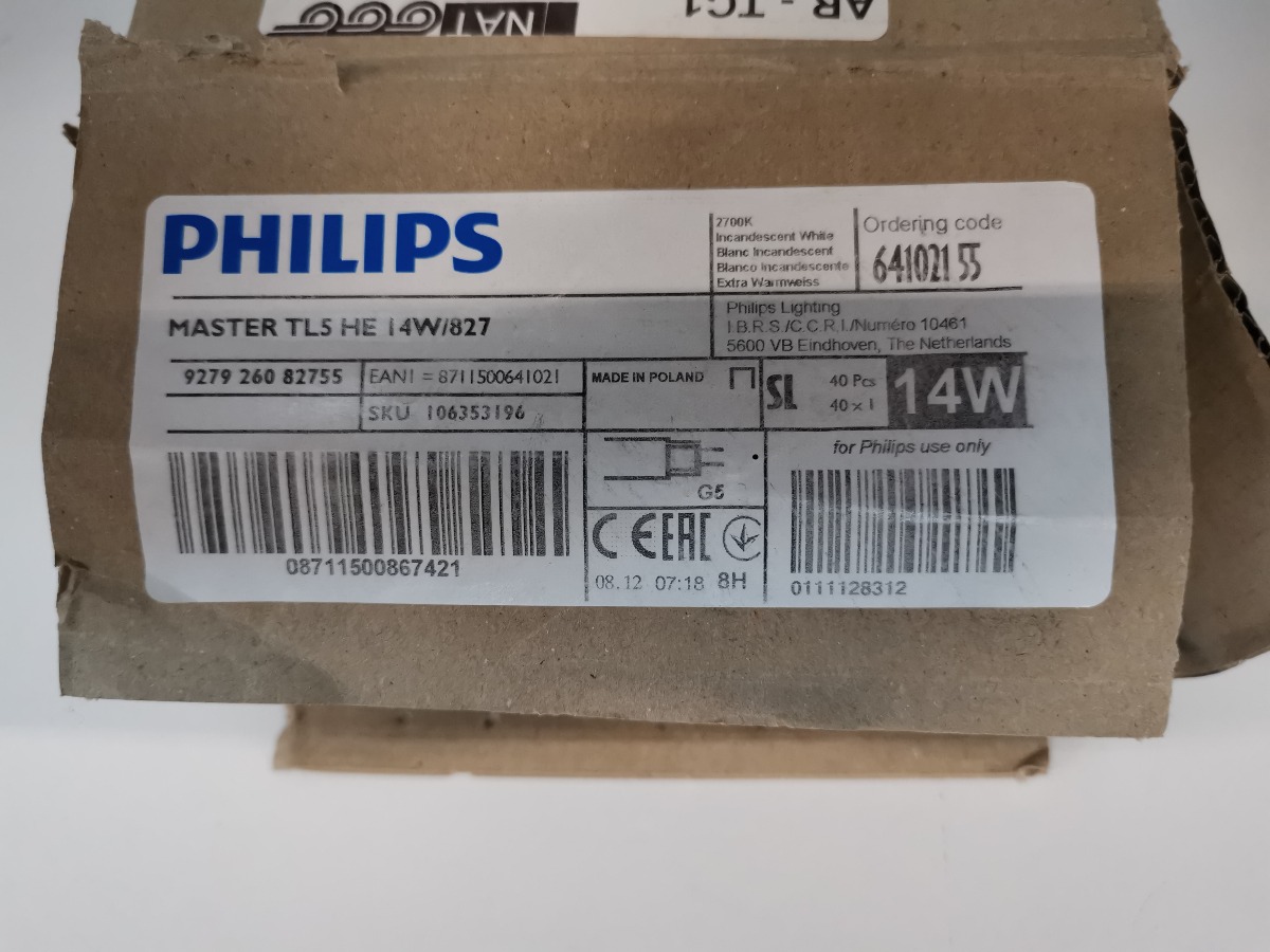 Philips TL5 HE 14W/827 lysstofrør