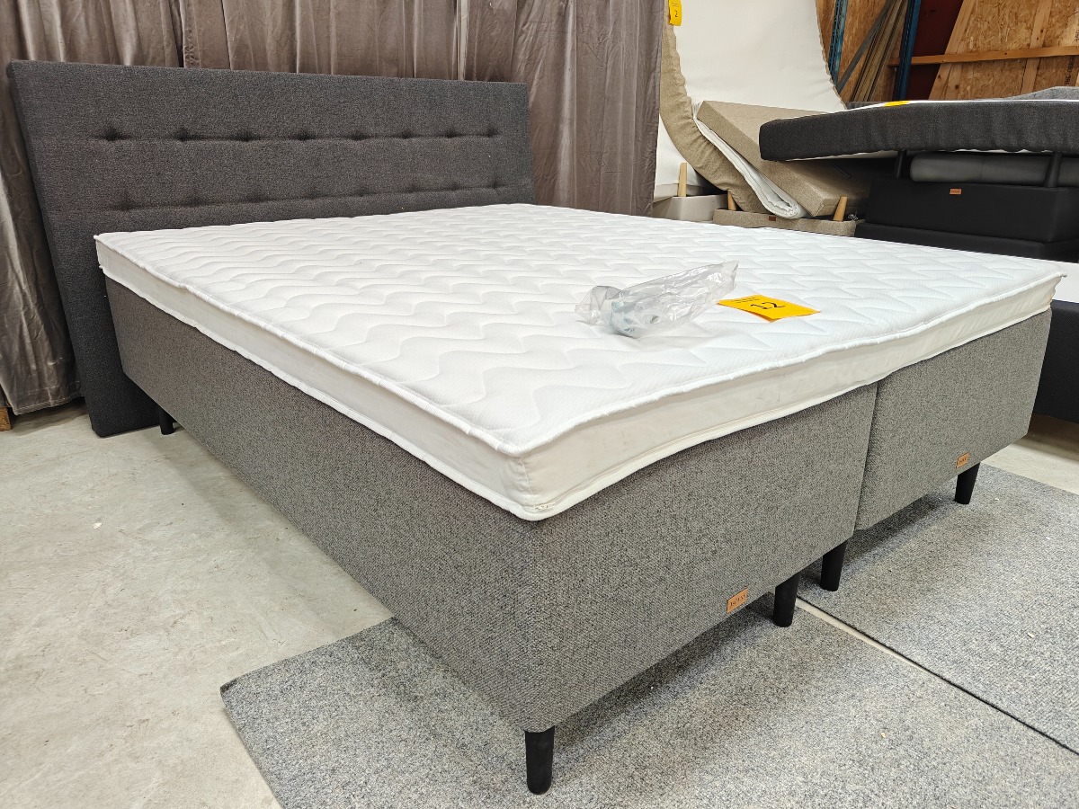 SÖVNN Kontinentalseng - 160x200 - Med gavl og topmadras