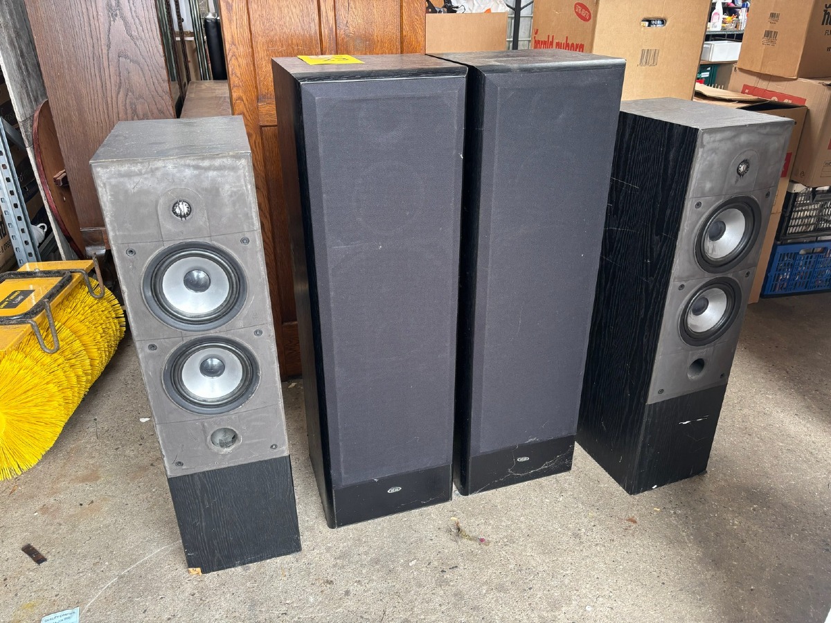 4 stk. højtaler (2 sæt) 1 sæt Eltax Millennium 500