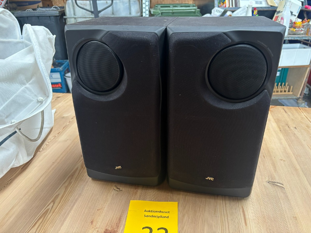 2 stk. JVC SP-S500 højtaler (Uden ledninger)