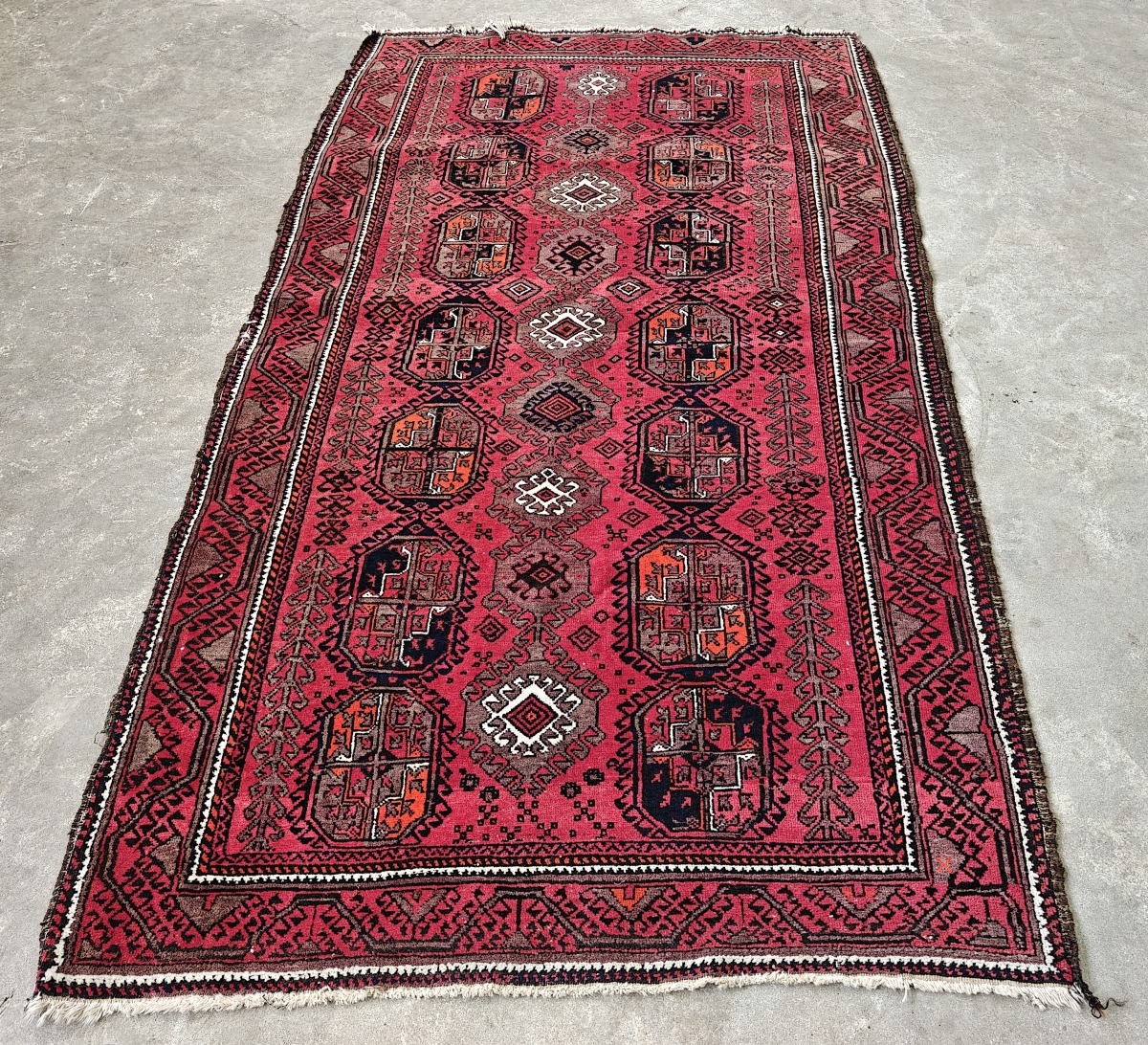 Afgansk tæppe 200 x 115 cm. 