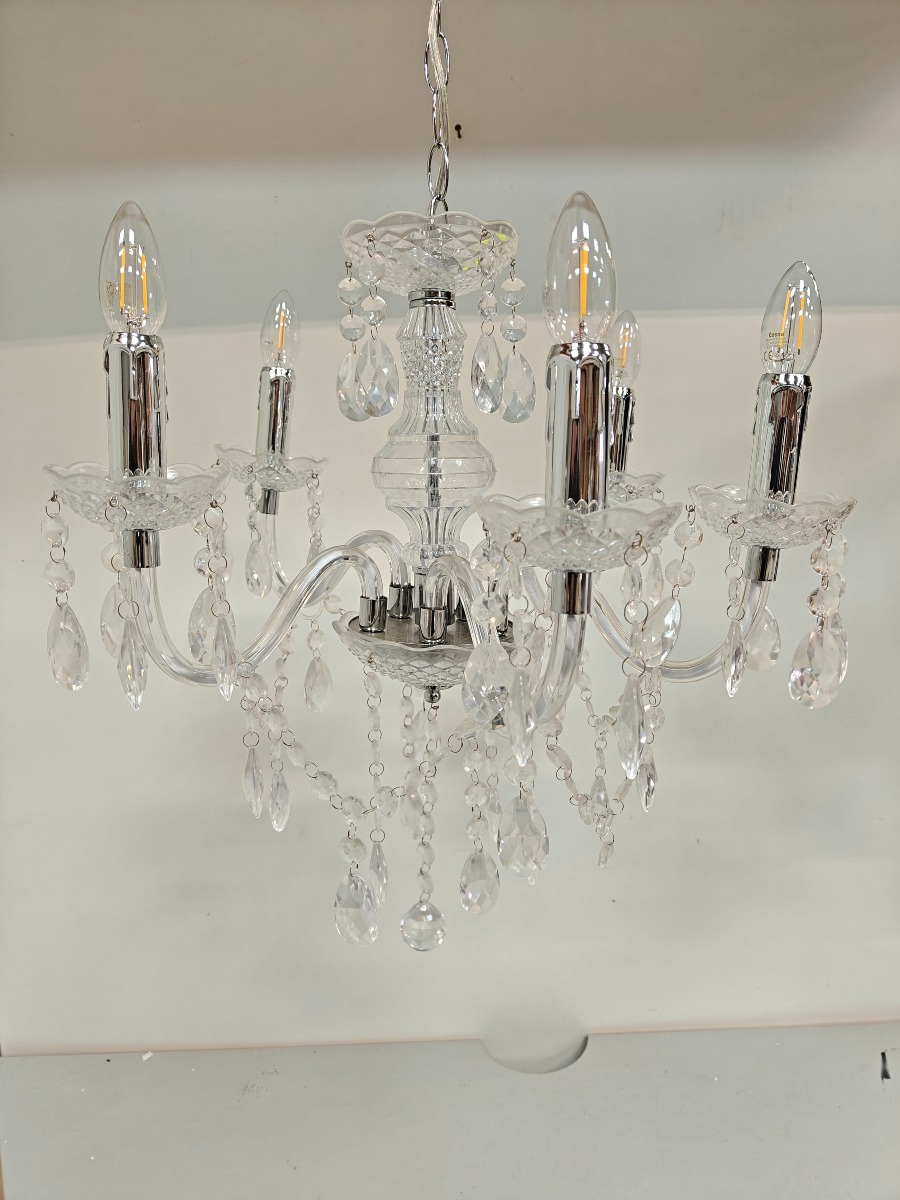 Venetiansk lysekrone af plast