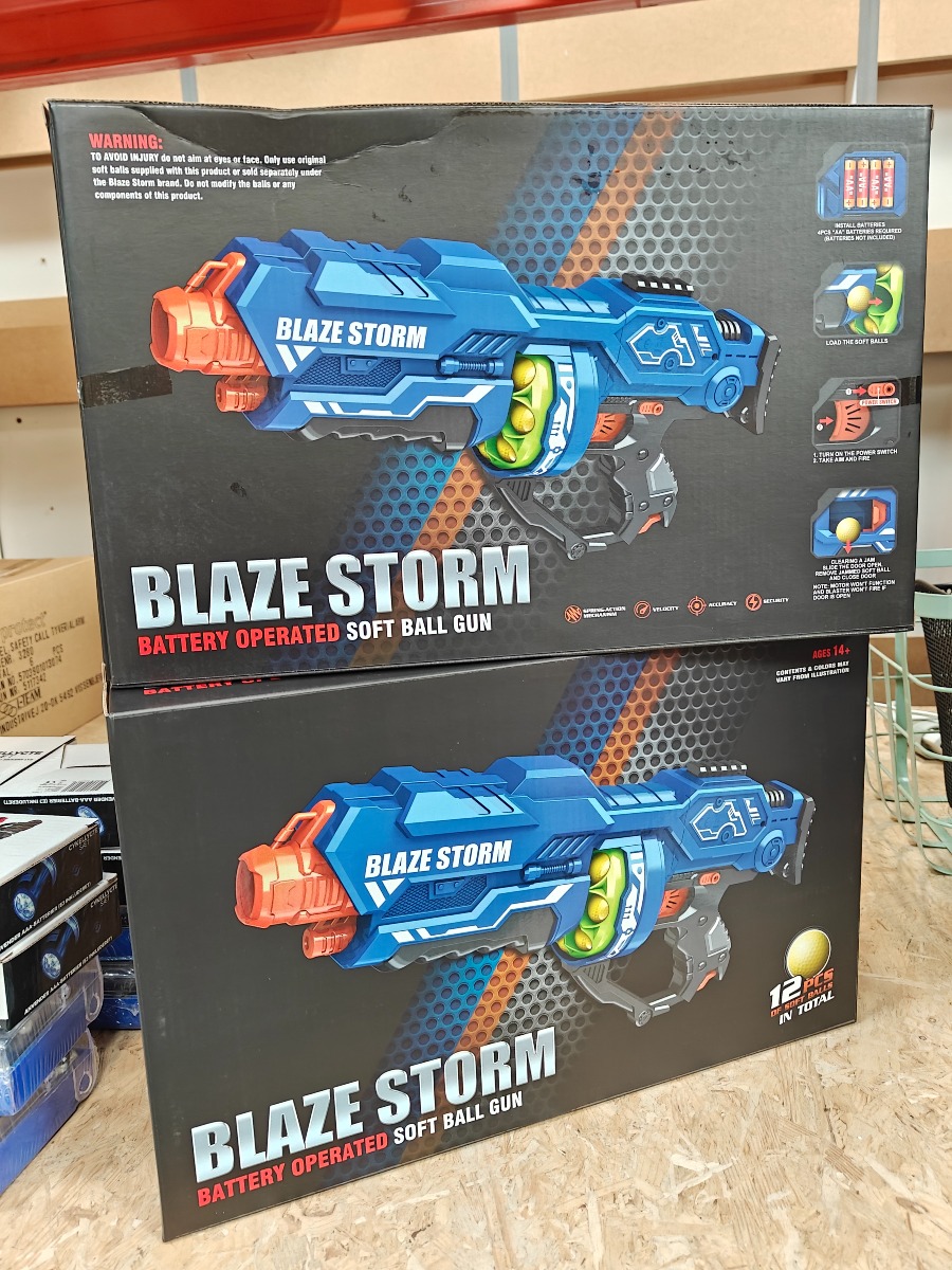 Blaze storm batteridrevede softball guns