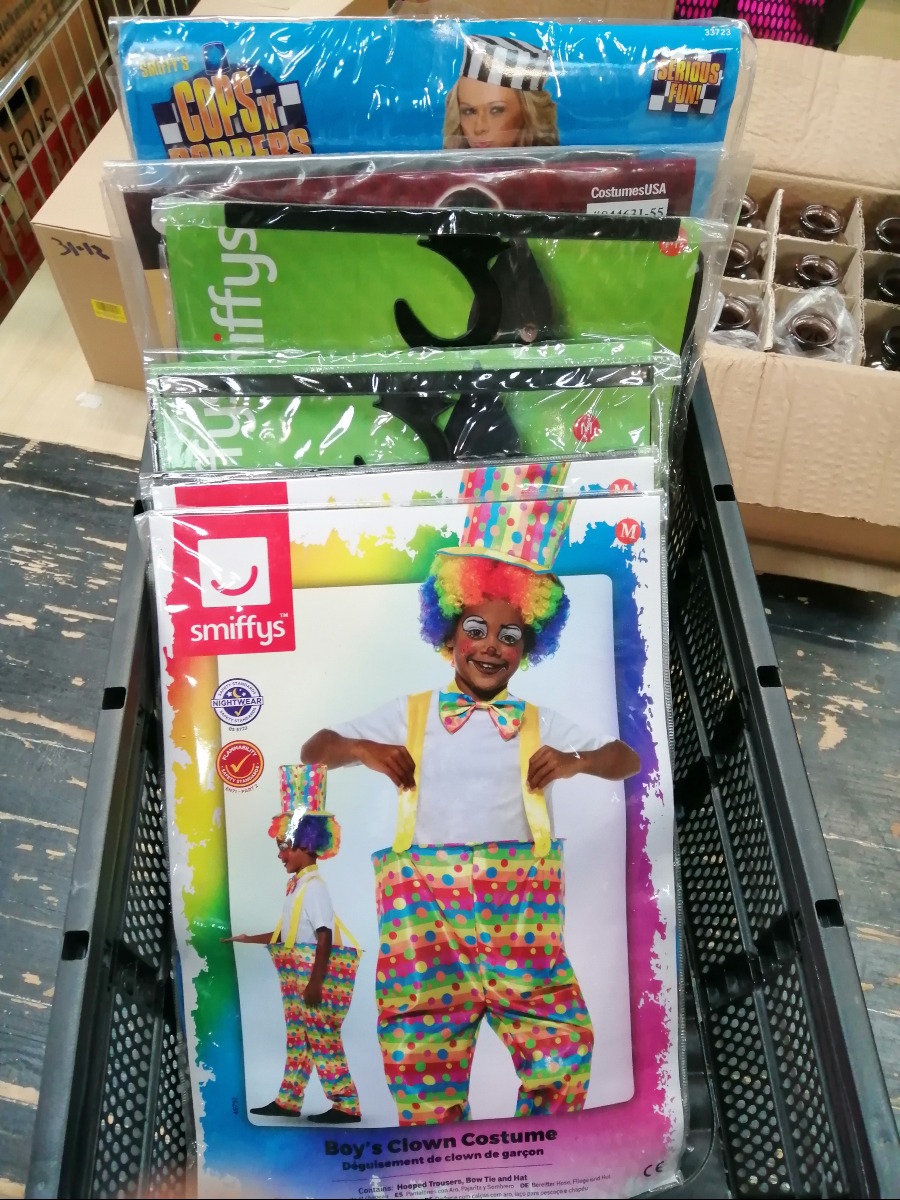 Forskellige kostumer