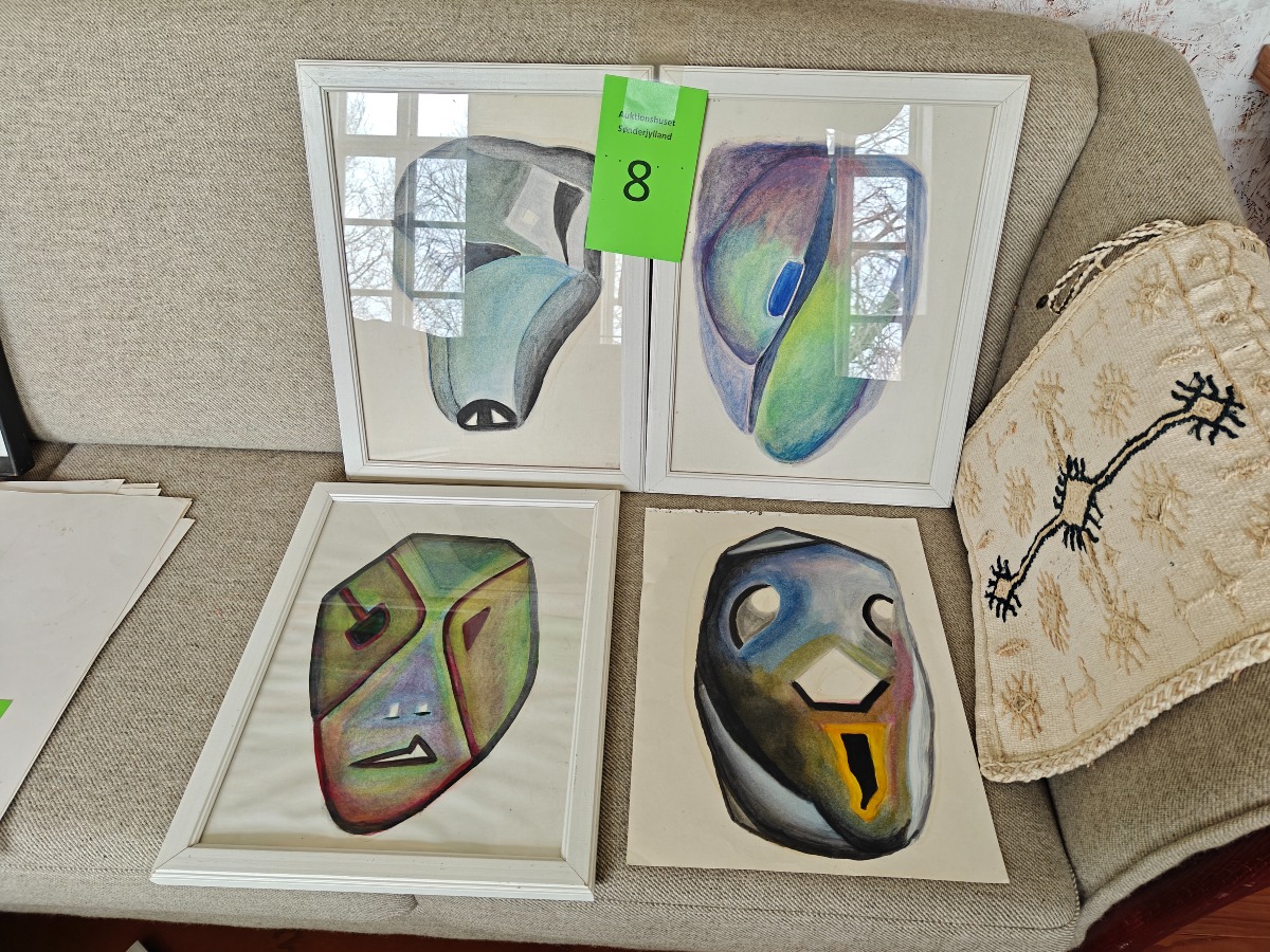 Ubk. kunstner. Masker