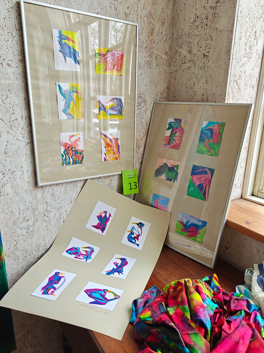 Marianne Permin. Fuglemotiver