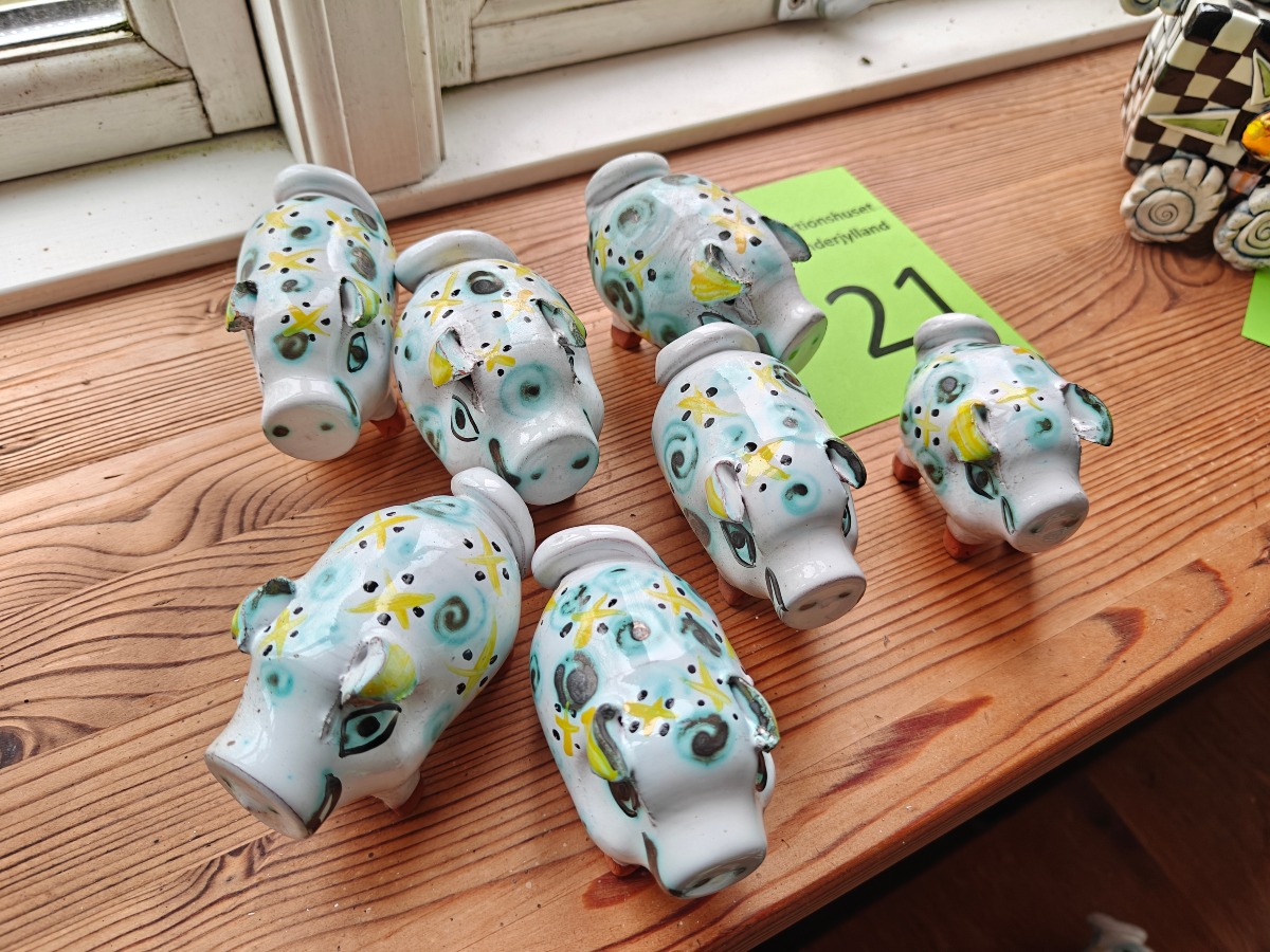 Små grise af keramik (7)