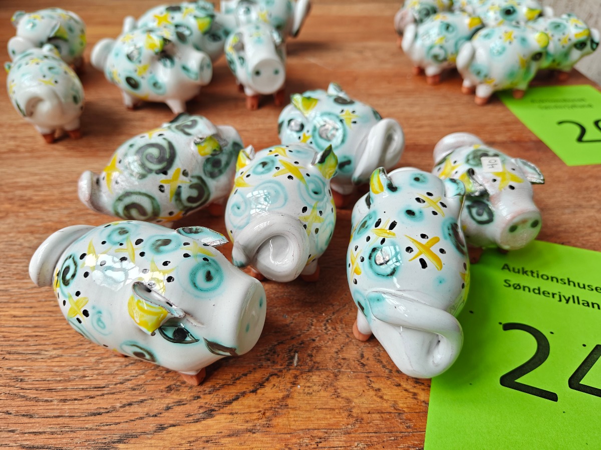 Små grise af keramik (6)