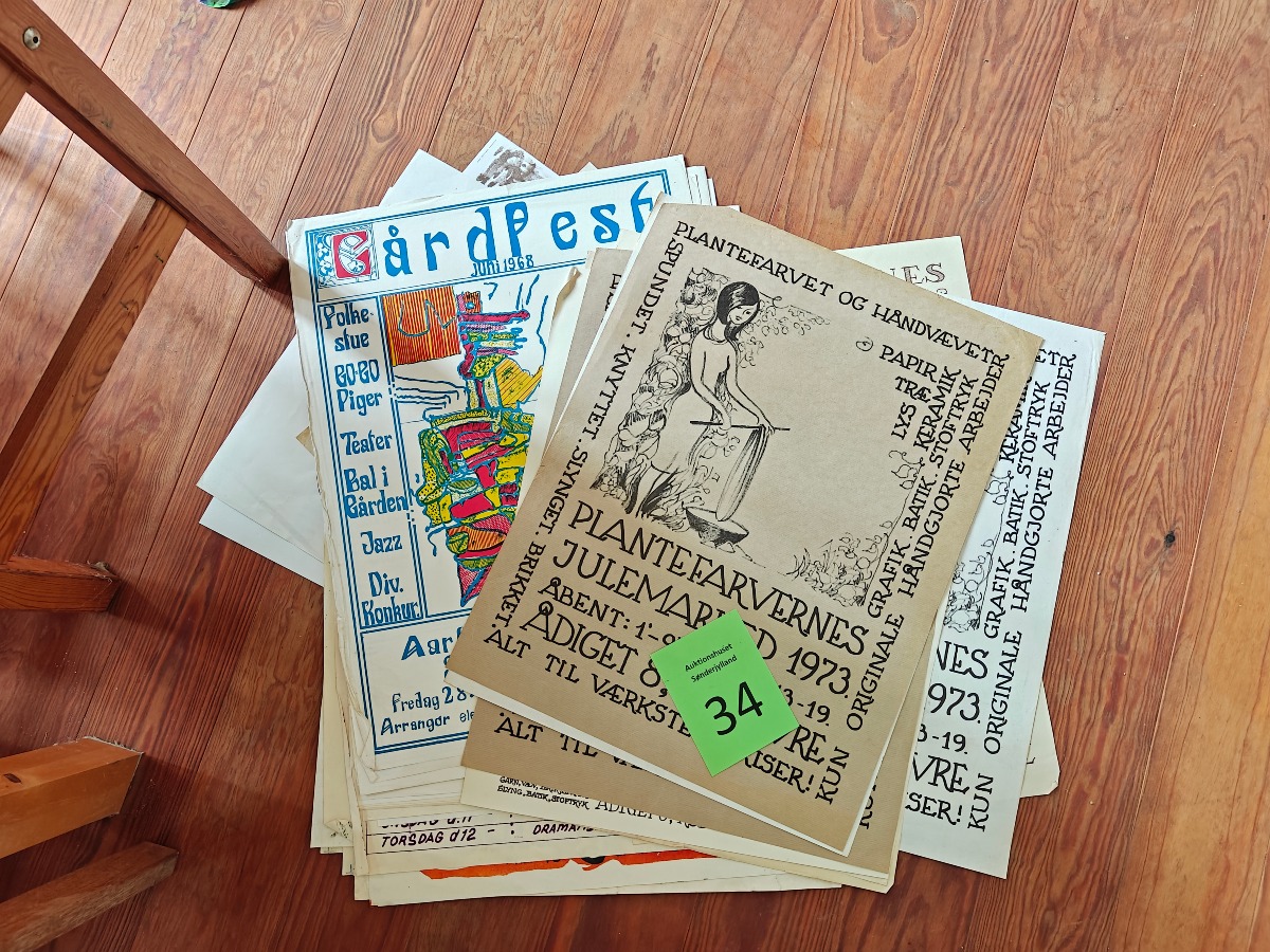 Samling udstillingsplakater