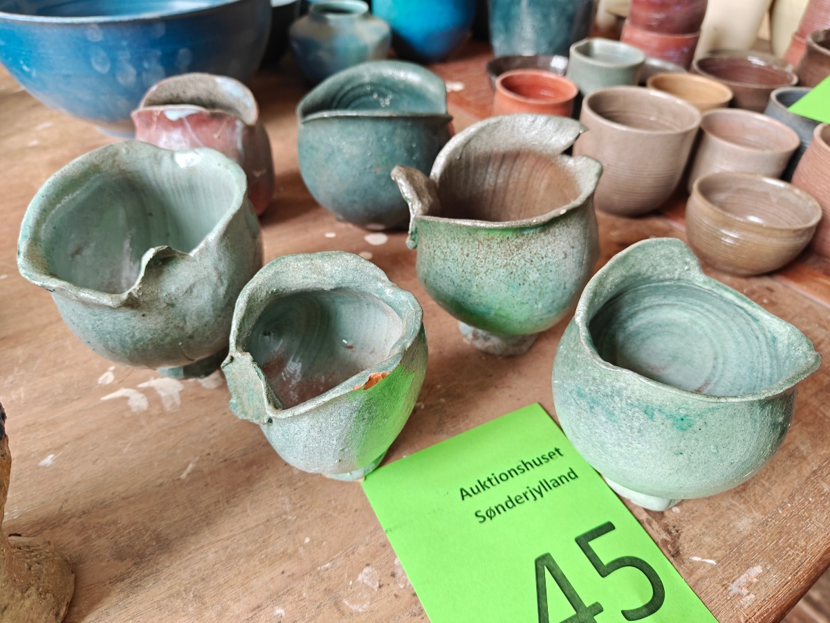 Marianne Permin. Små grønlige skåle (6)