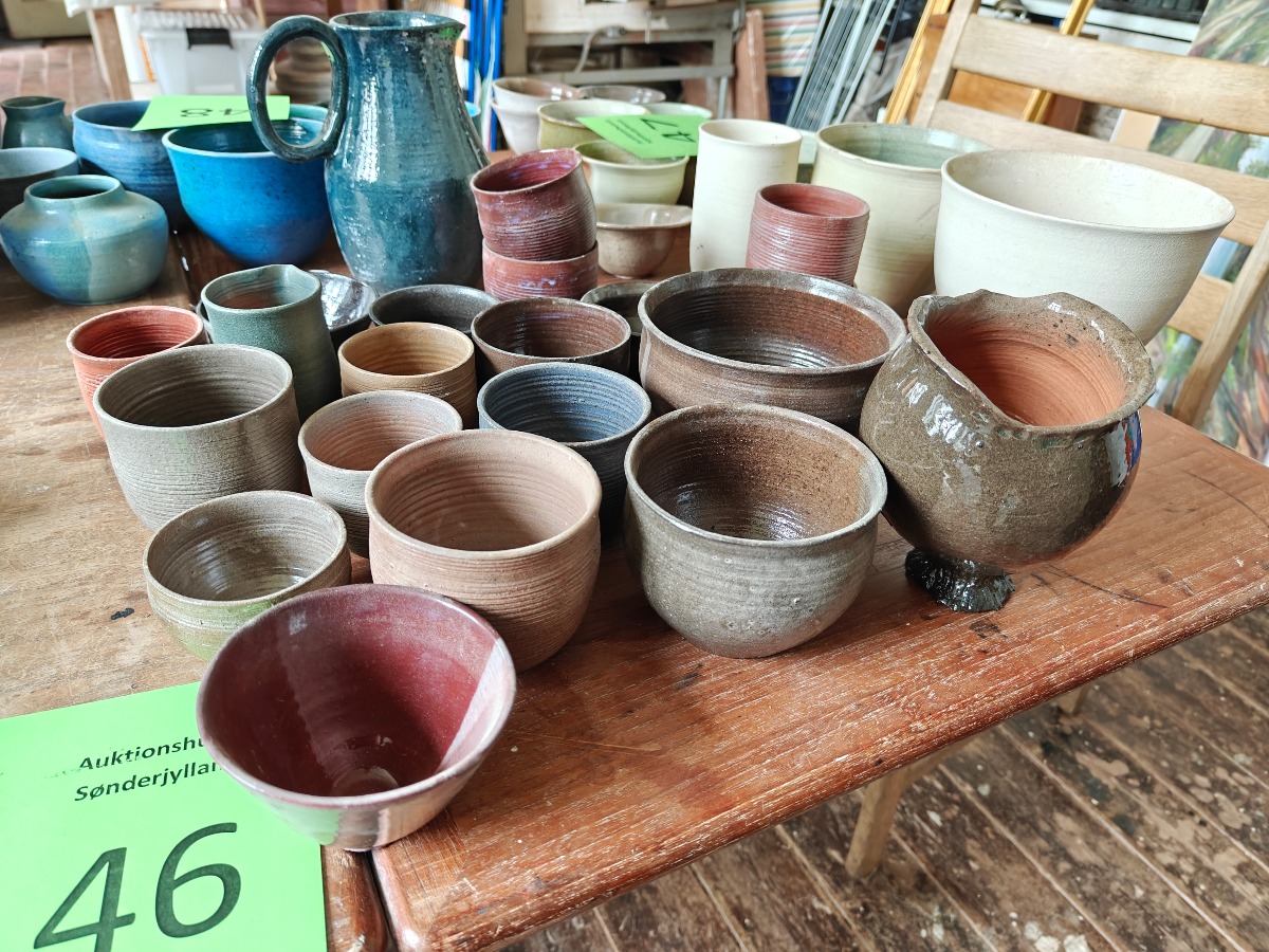 Marianne Permin. Stor samling skåle