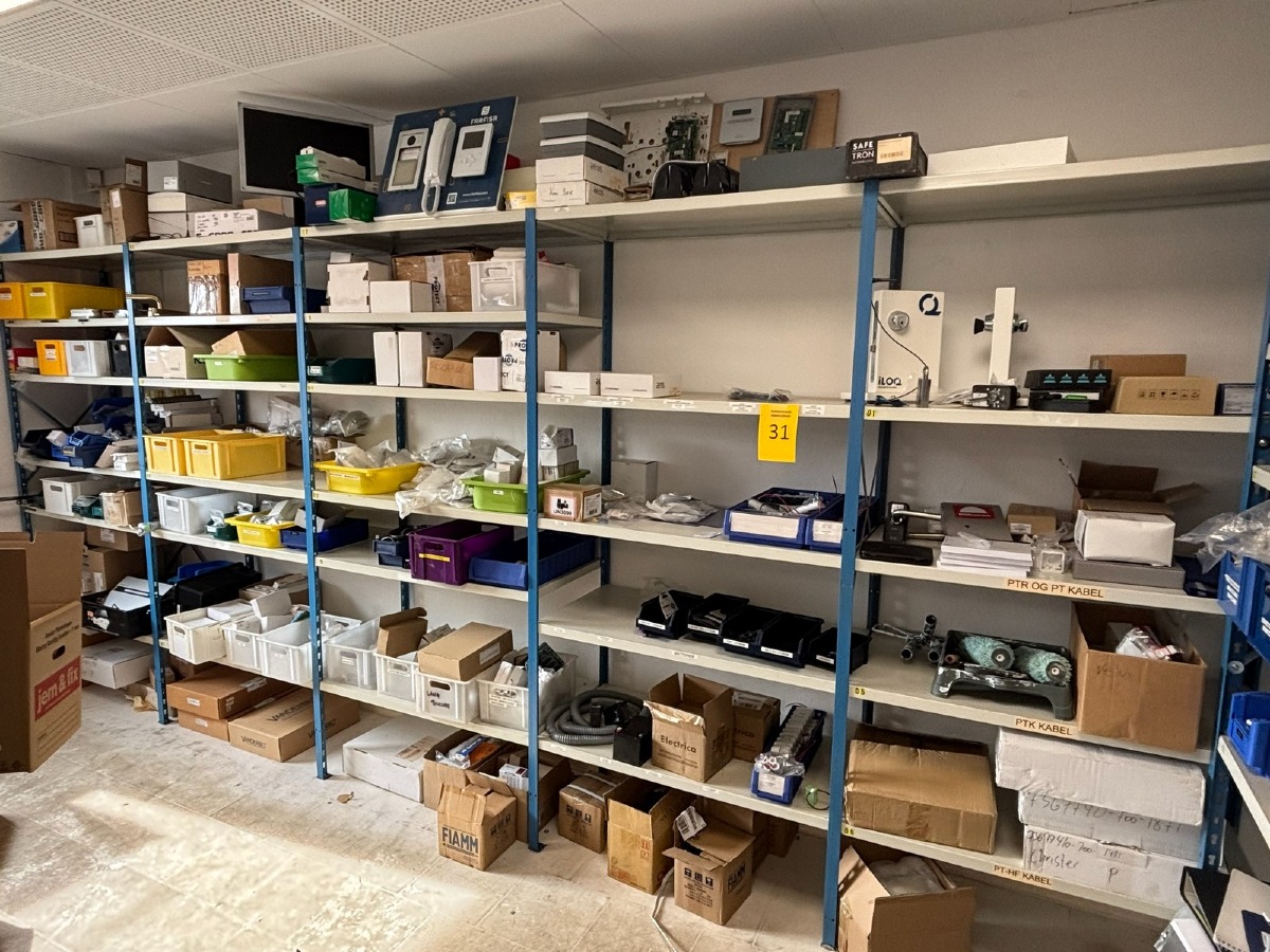 5 fags værksteds / lagerreol (Uden indhold)