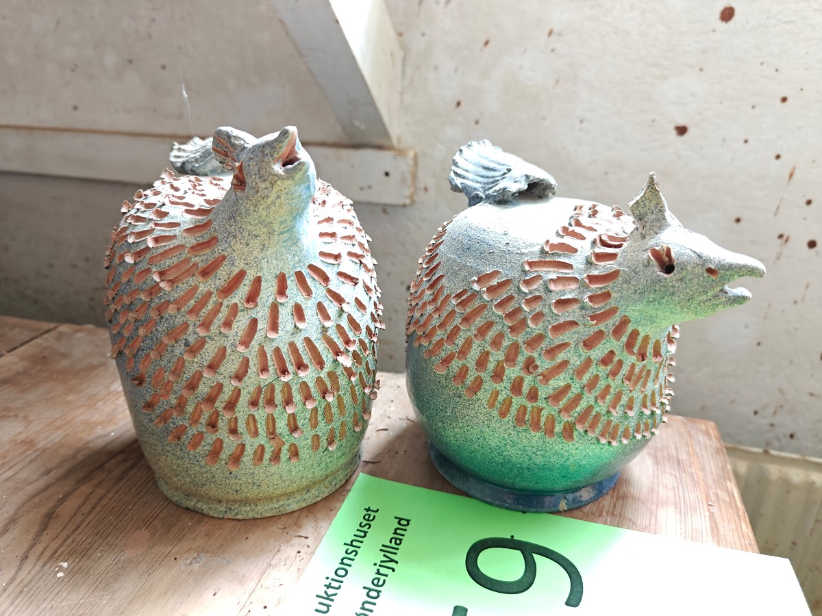 Marianne Permin. 2 blå fugle