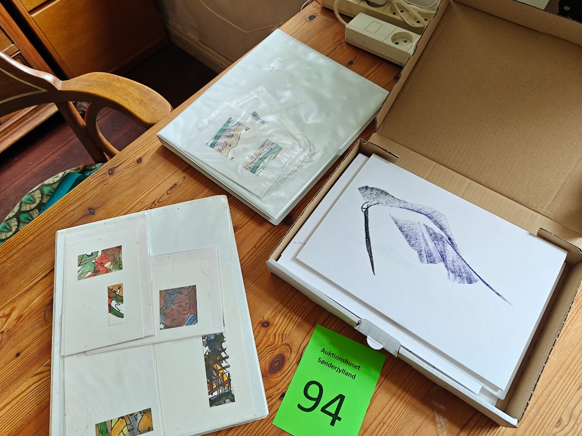 Marianne Permin tryk med fugle