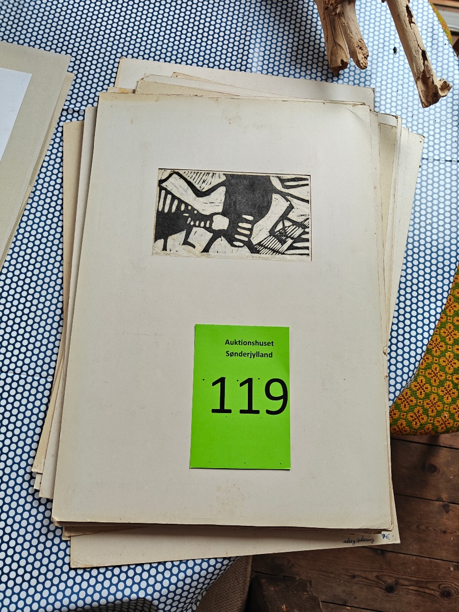 Marianne Permin. Tryk efter træsnit. 