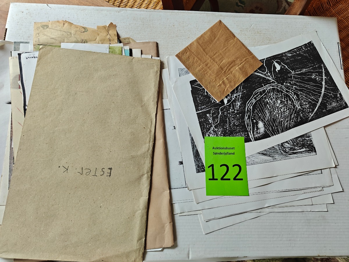 Samling tegninger og tryk