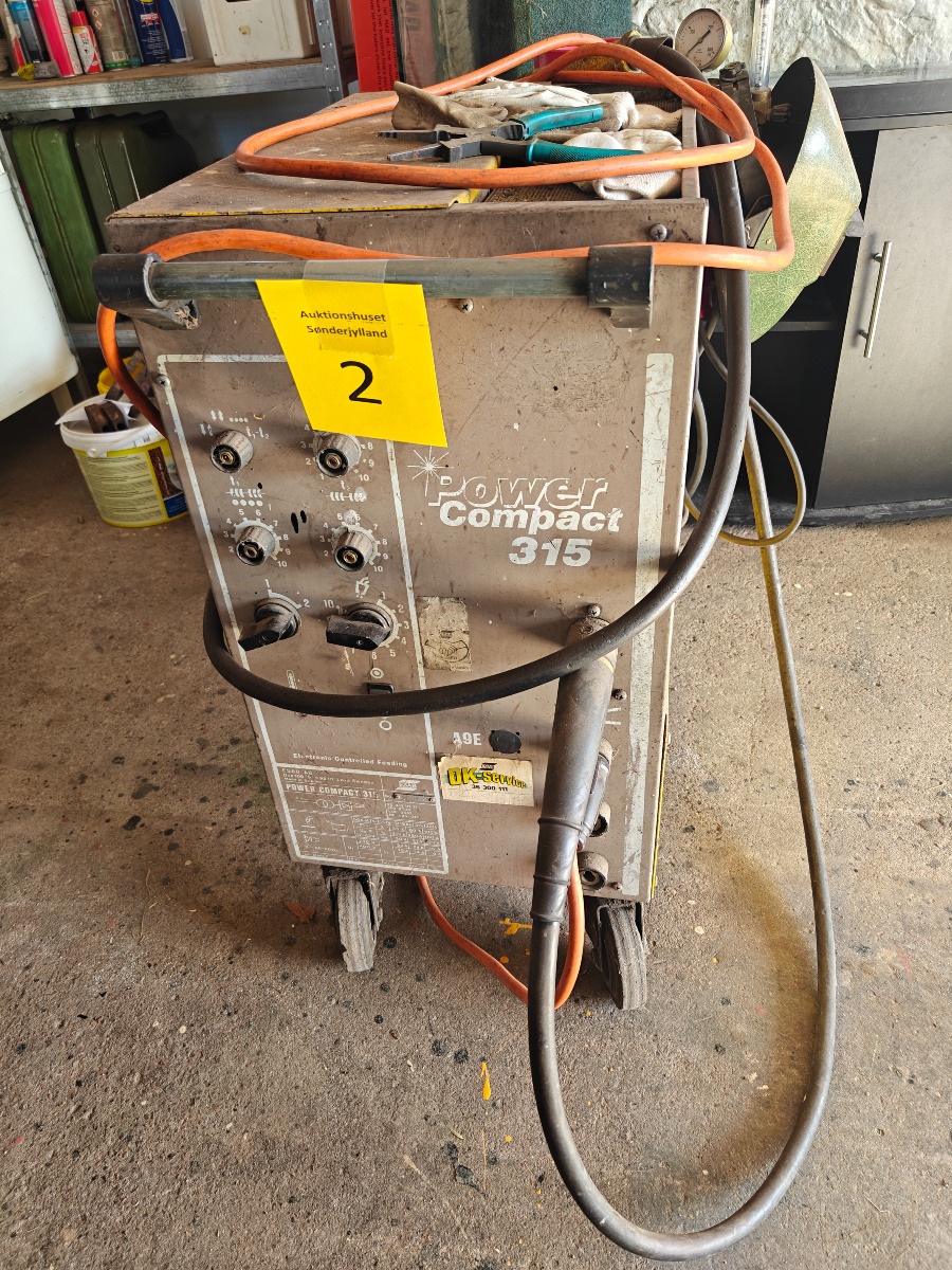 Co2 svejser med flaske 