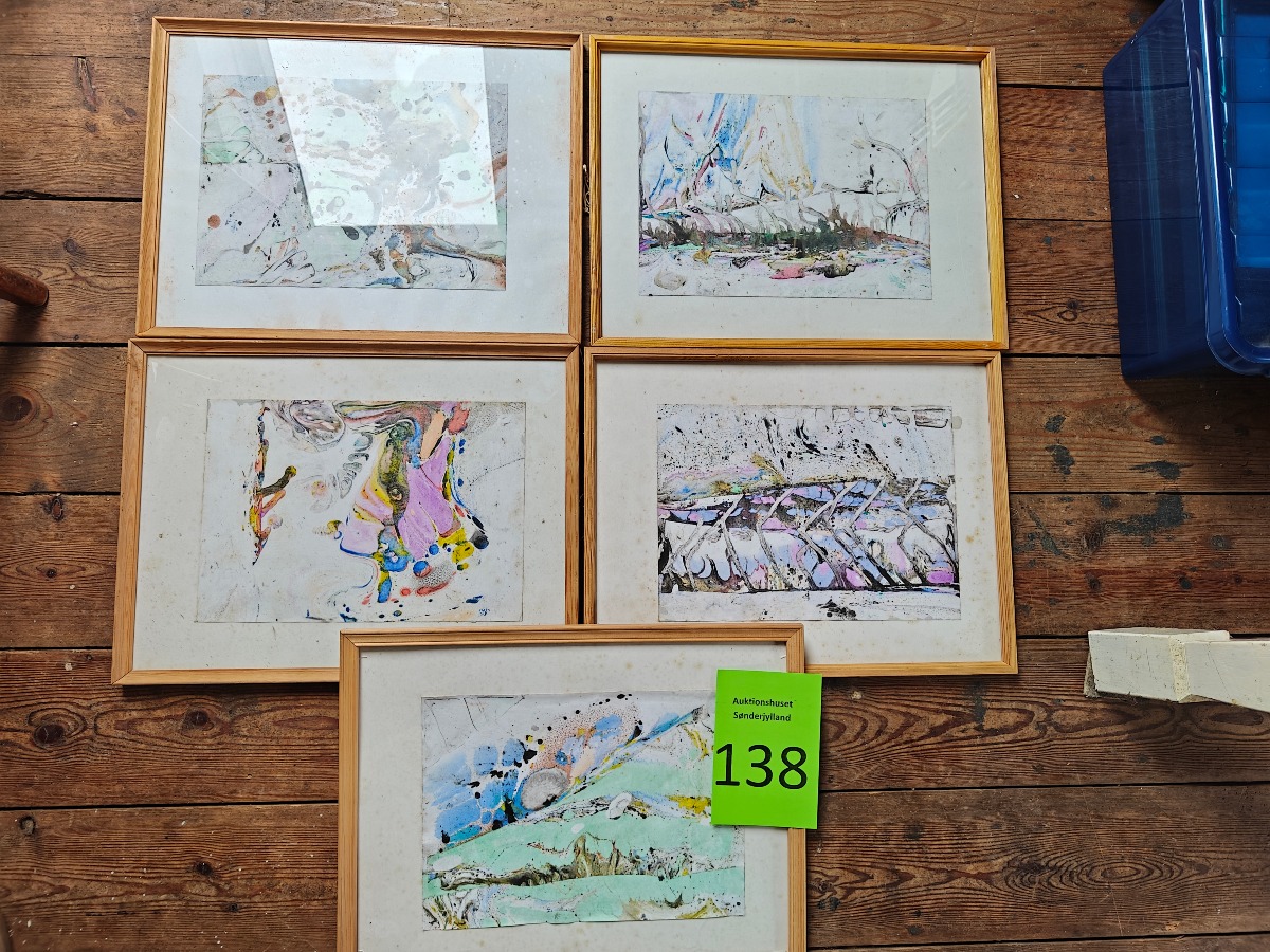 Marianne Permin indrammede tryk. 