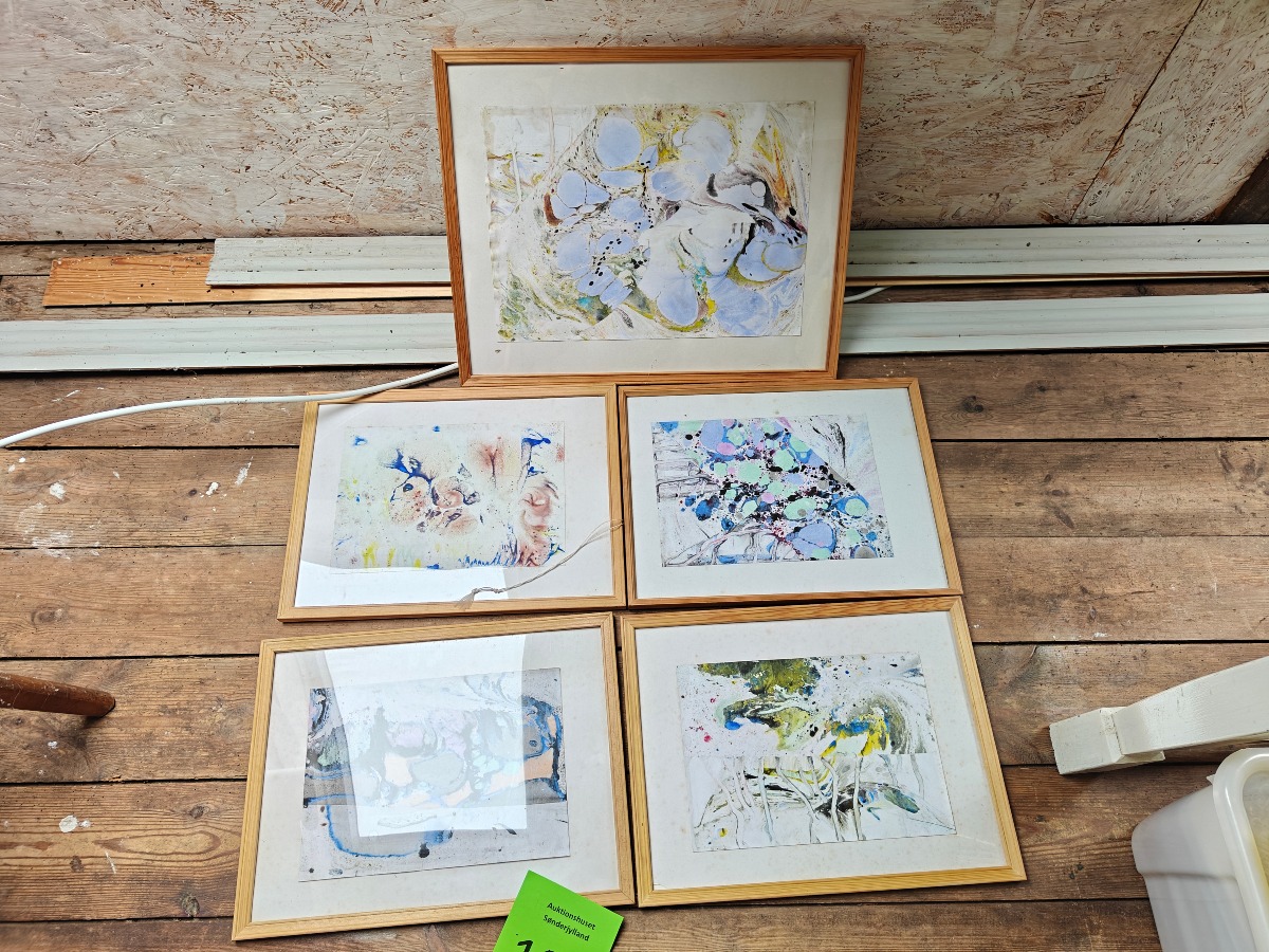 Marianne Permin indrammede tryk. 