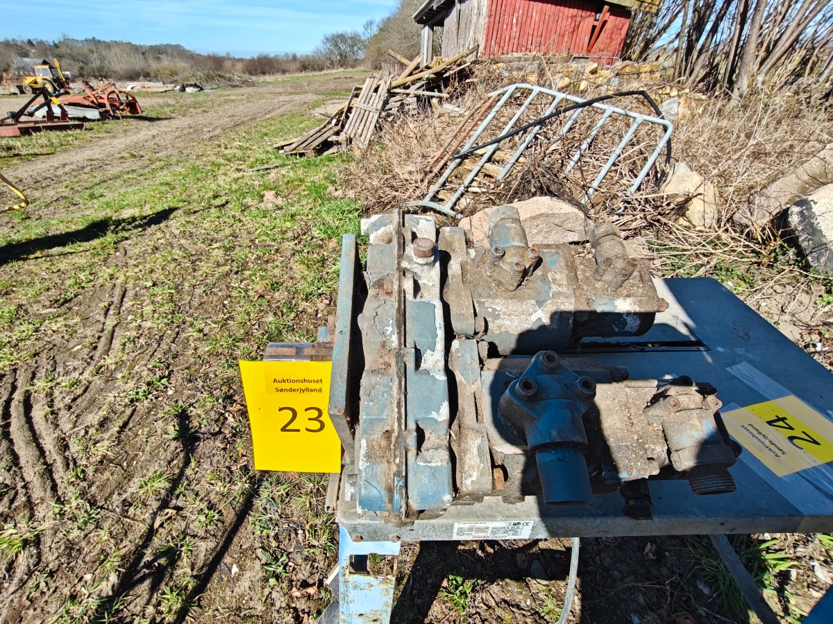 Dobbelt hydraulikpumpe