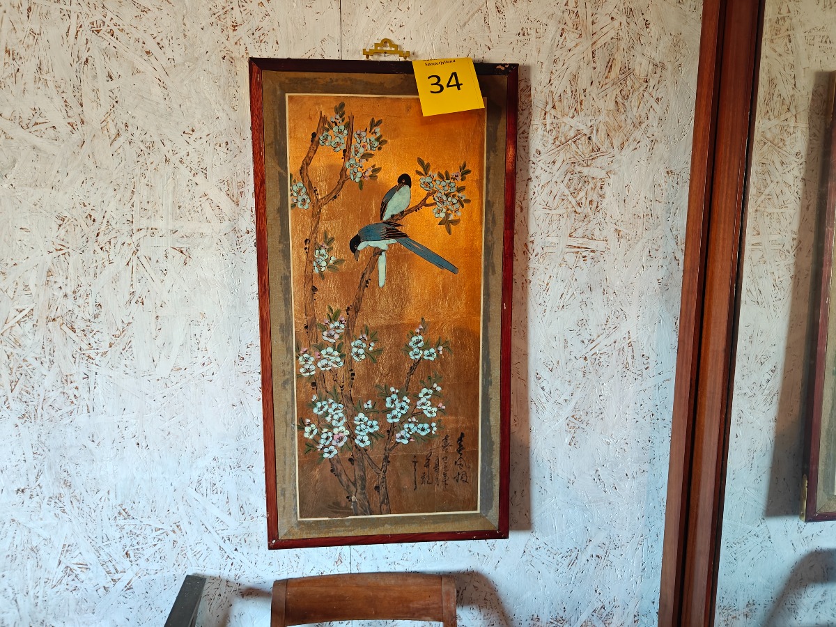 Vægpanel med kineserier