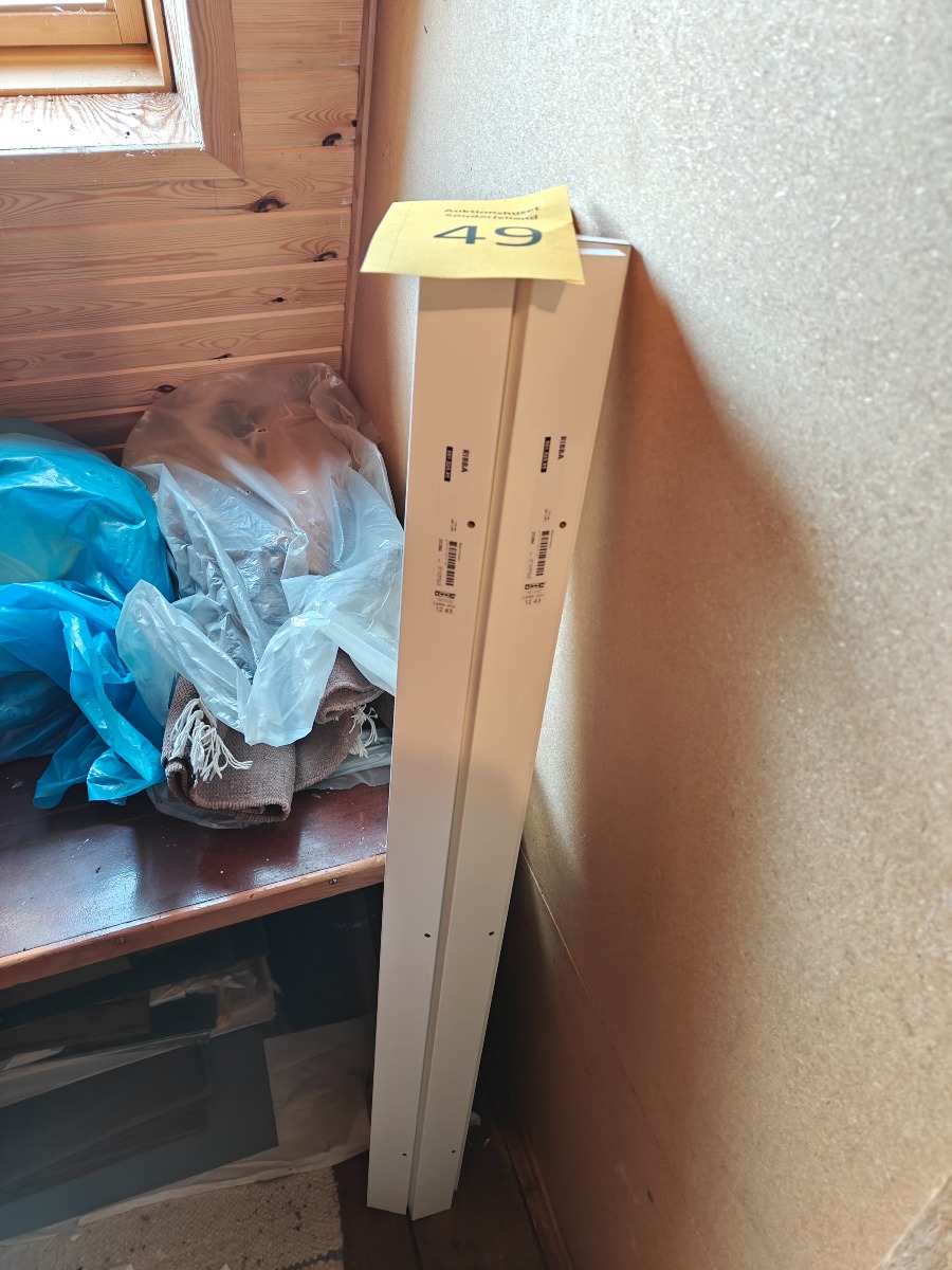 3 stk. IKEA Ribba gallerihylder