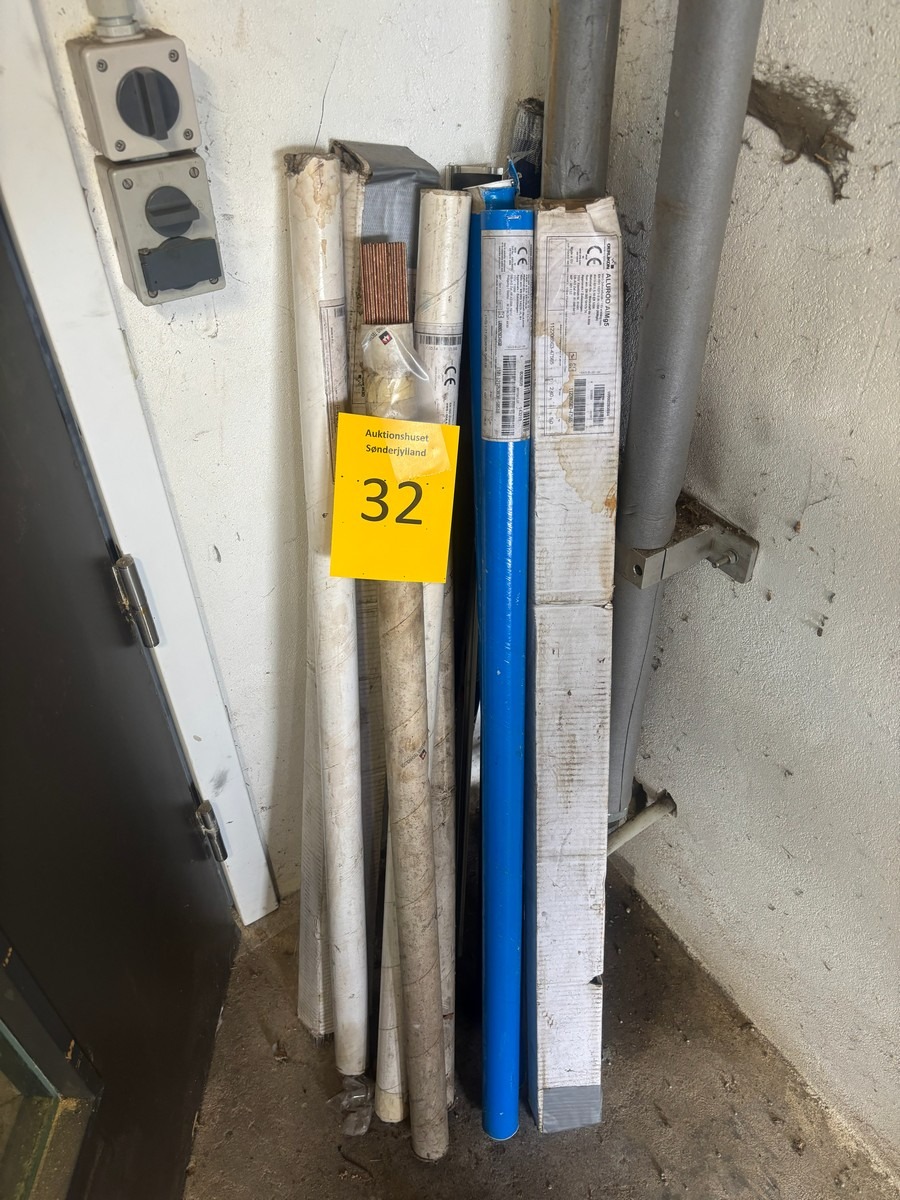 Svejsepinde, flere forskellige modeller, mange stk.