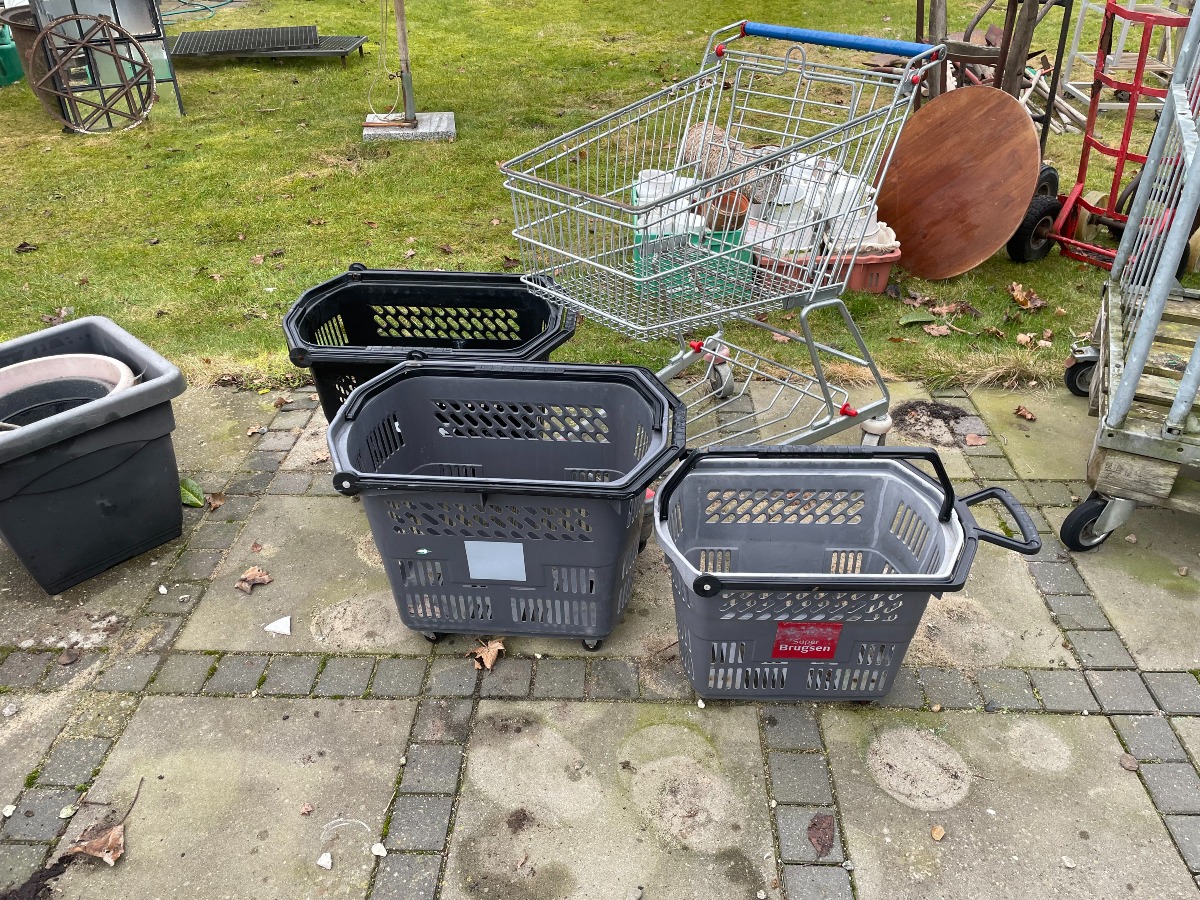 Indkøbsvogn m.m. 