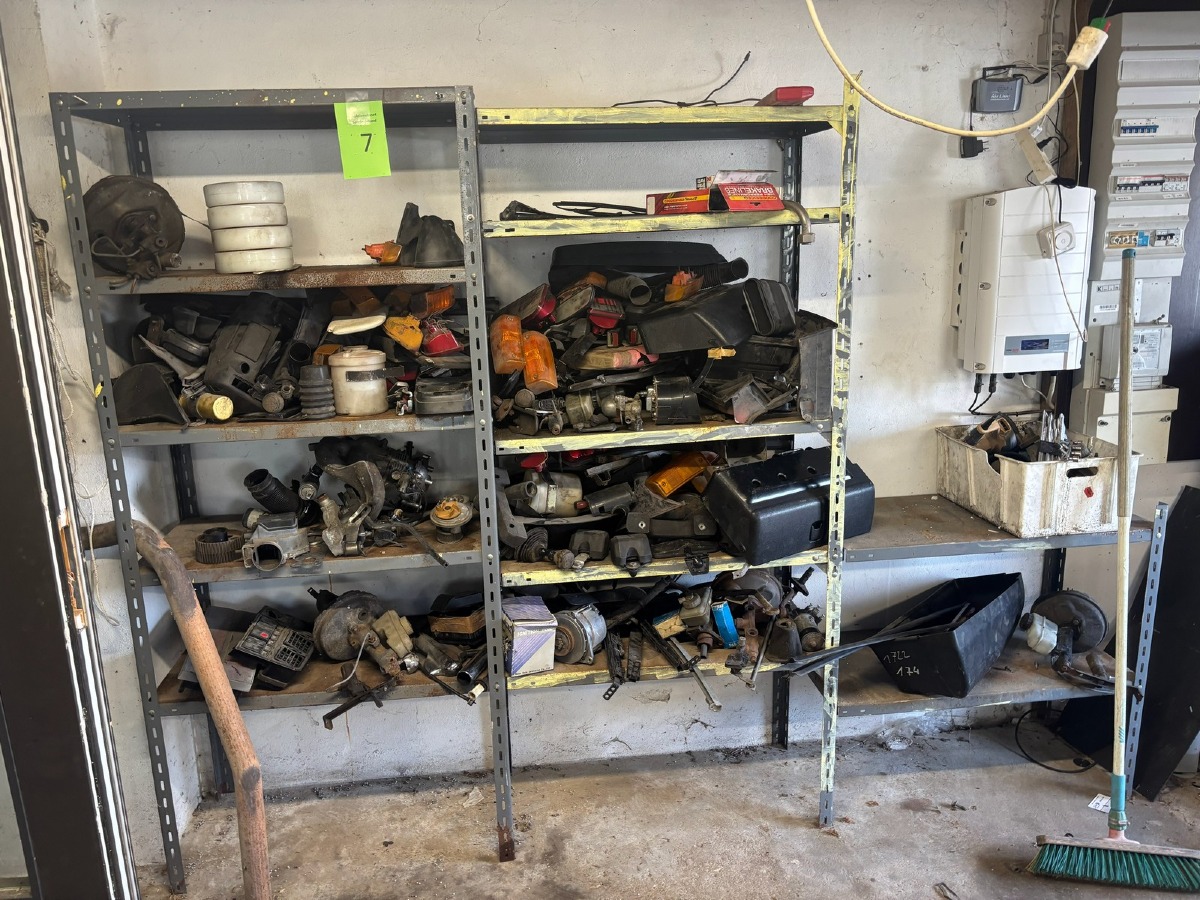 3 fags værksteds / lagerreol (Uden indhold)