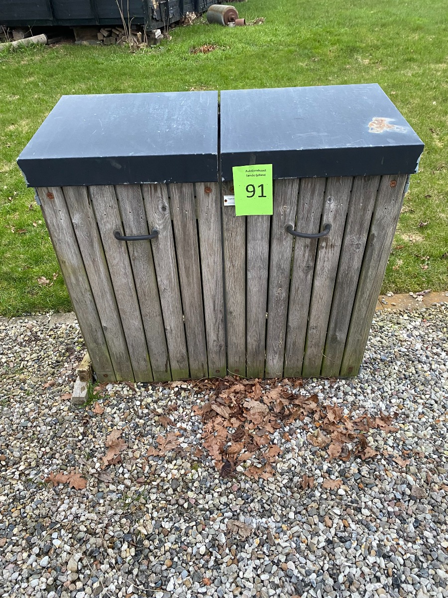 Dobbelt skraldespandsstativ