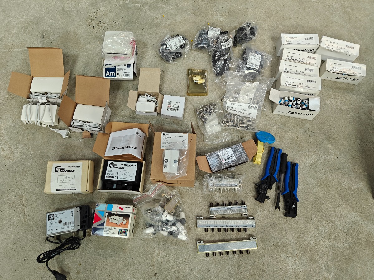 Div antennestik, fordelere & forstærkere