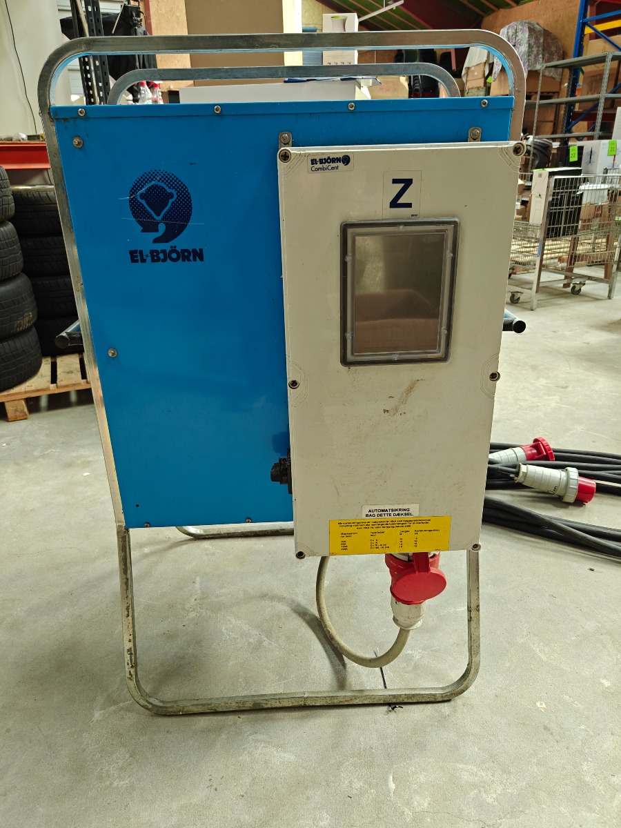 El-bjørn byggestrøms tavle