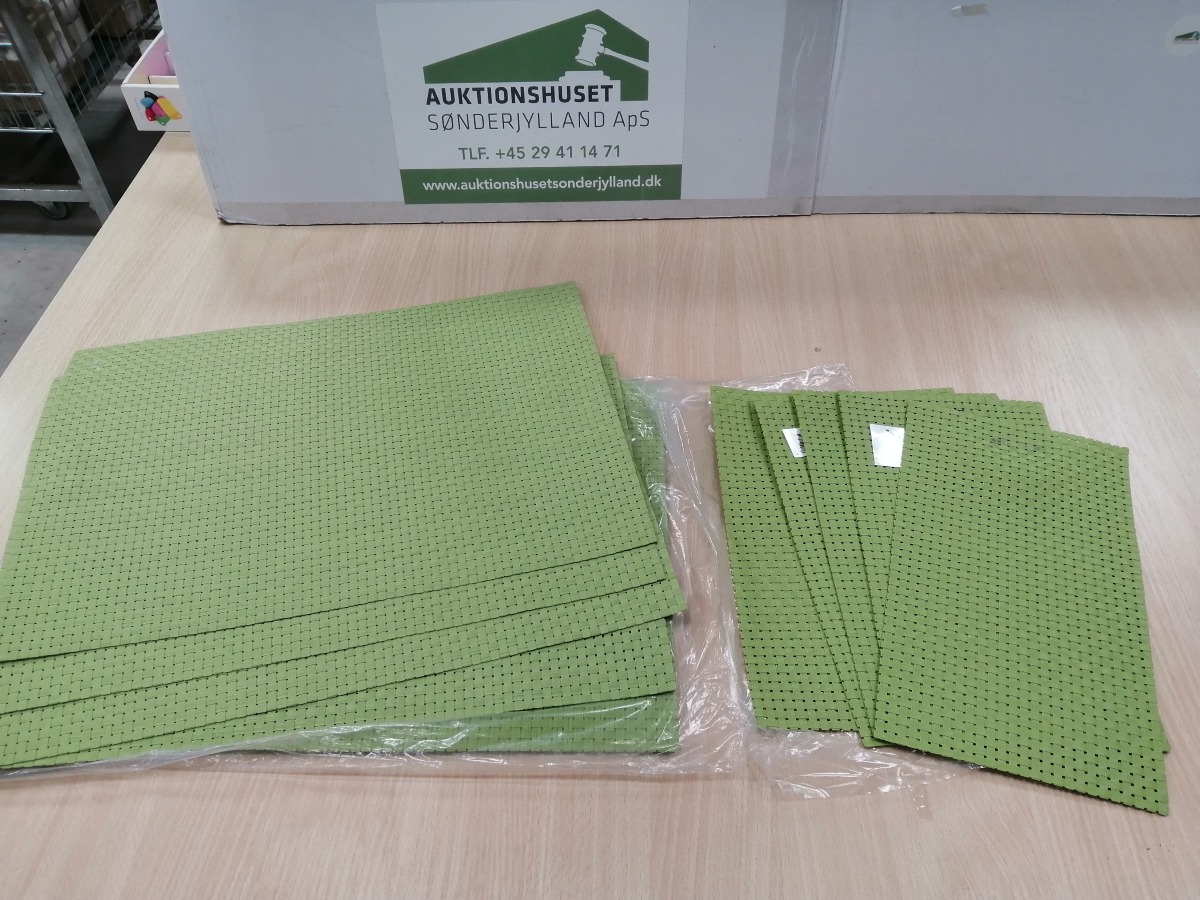 Lime grønne dækkeservietter