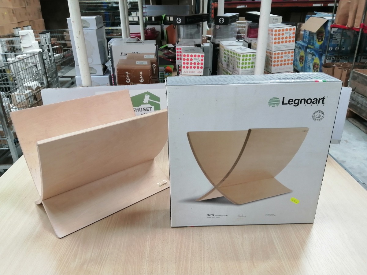 2 stk. Magasinholder i træ 